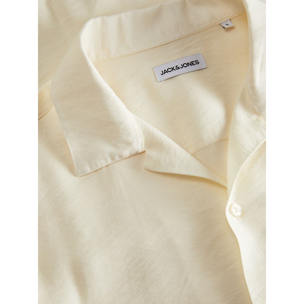 JACK & JONES Marškiniai trump. rankovėmis vyrams, Geltona, Urban edge resort shirt 3