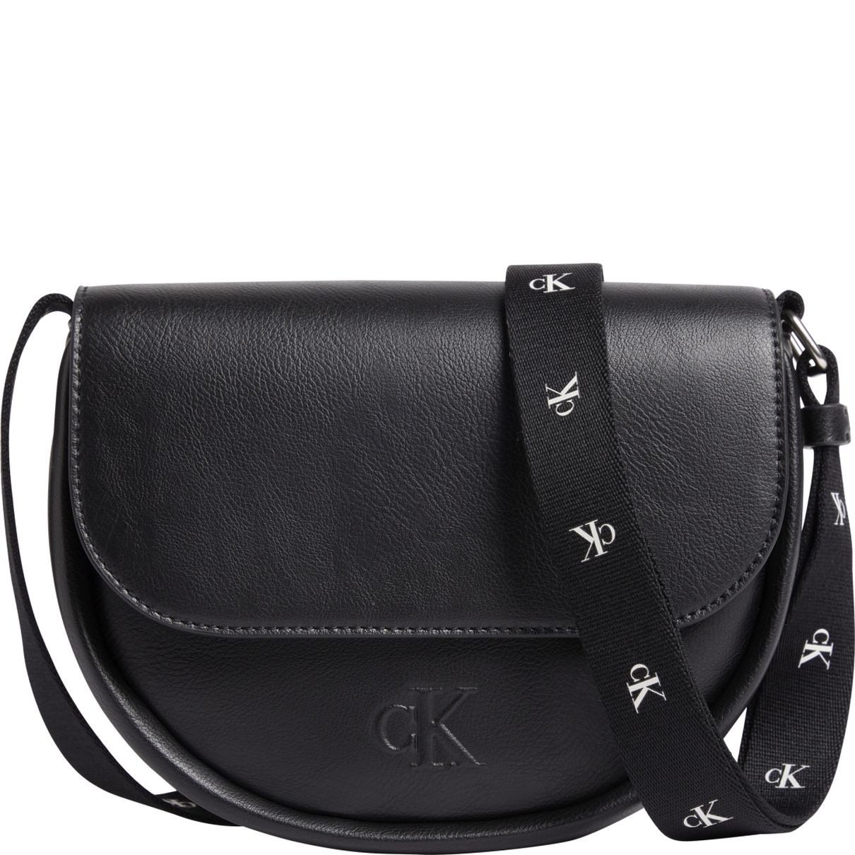 CALVIN KLEIN JEANS Rankinė per petį moterims, Juoda, Ultralight saddle crossbody 1