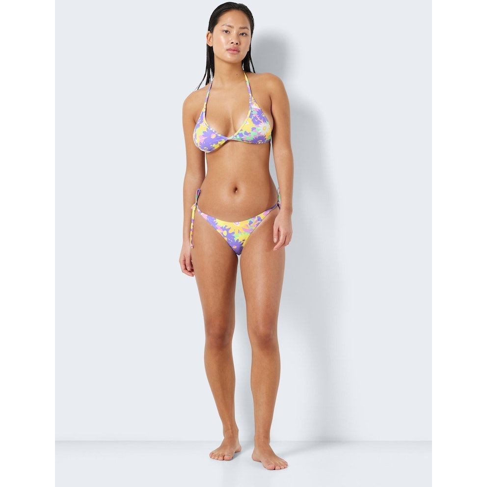 NOISY MAY Viršutinė kostiumėlio dalis moterims, Geltona, NMBLOOM BIKINI TOP 3