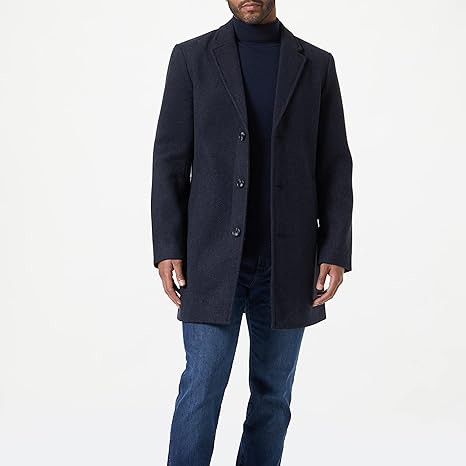 TOM TAILOR Paltas vyrams, Mėlyna, Paltas 2