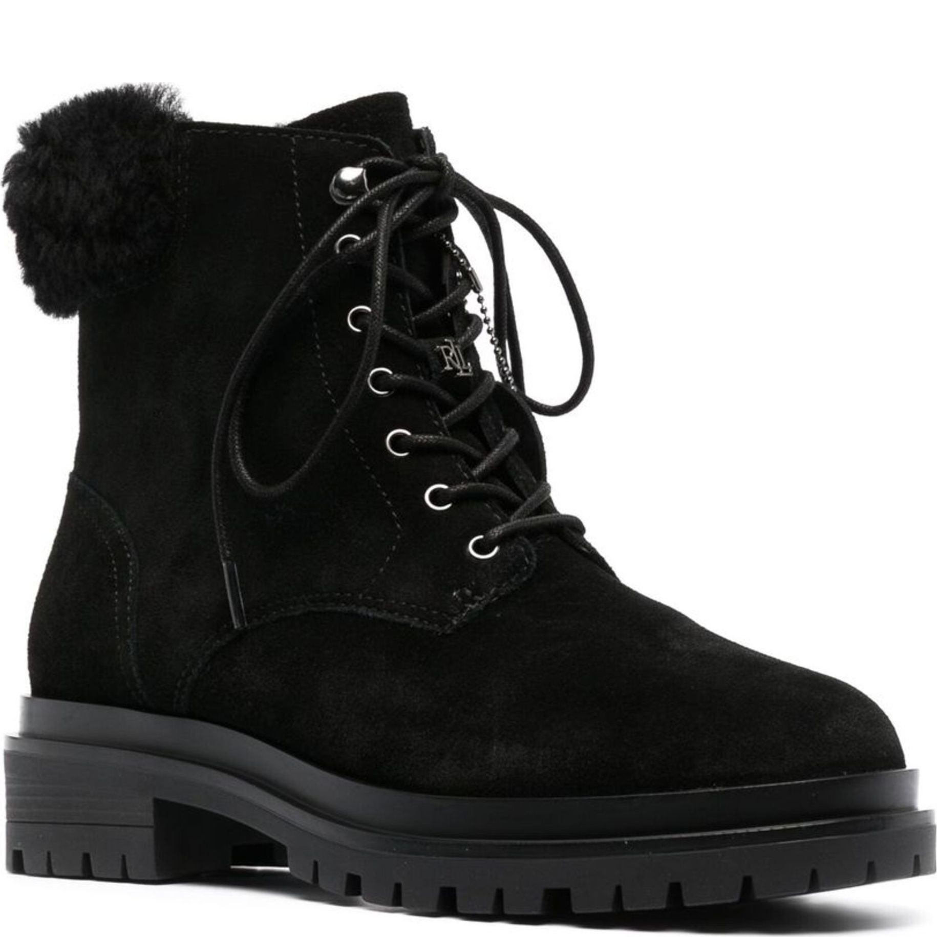 LAUREN RALPH LAUREN Aulinukai moterims, Juoda, Carlee bootie 1