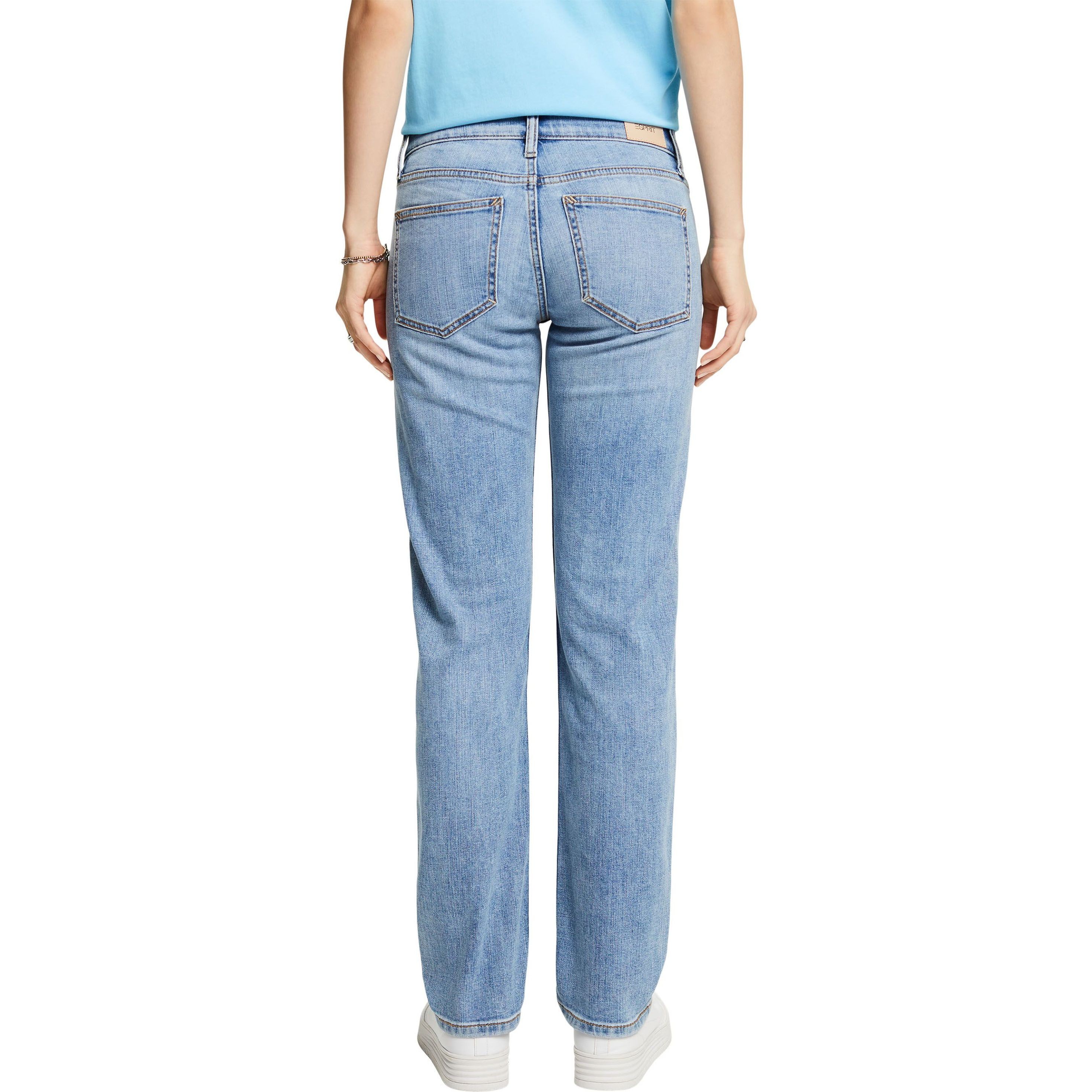 ESPRIT Tiesūs džinsai moterims, Mėlyna, M STRAIGHT 3