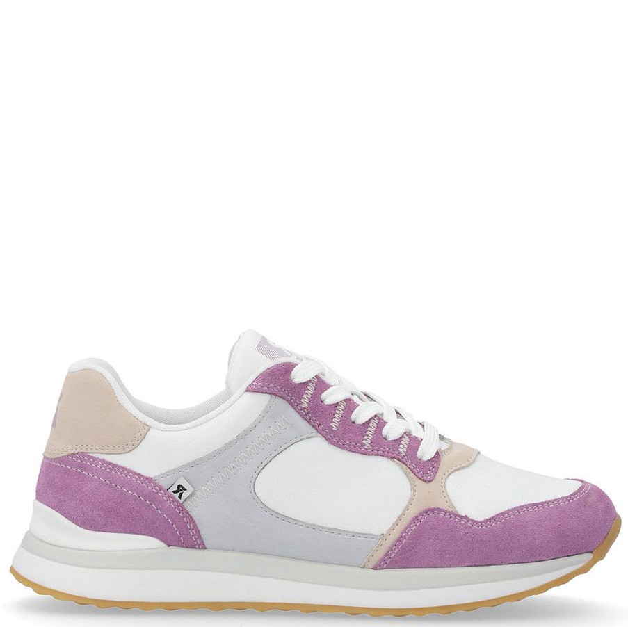 RIEKER Laisvalaikio bateliai moterims, Balta, LEISURE 4