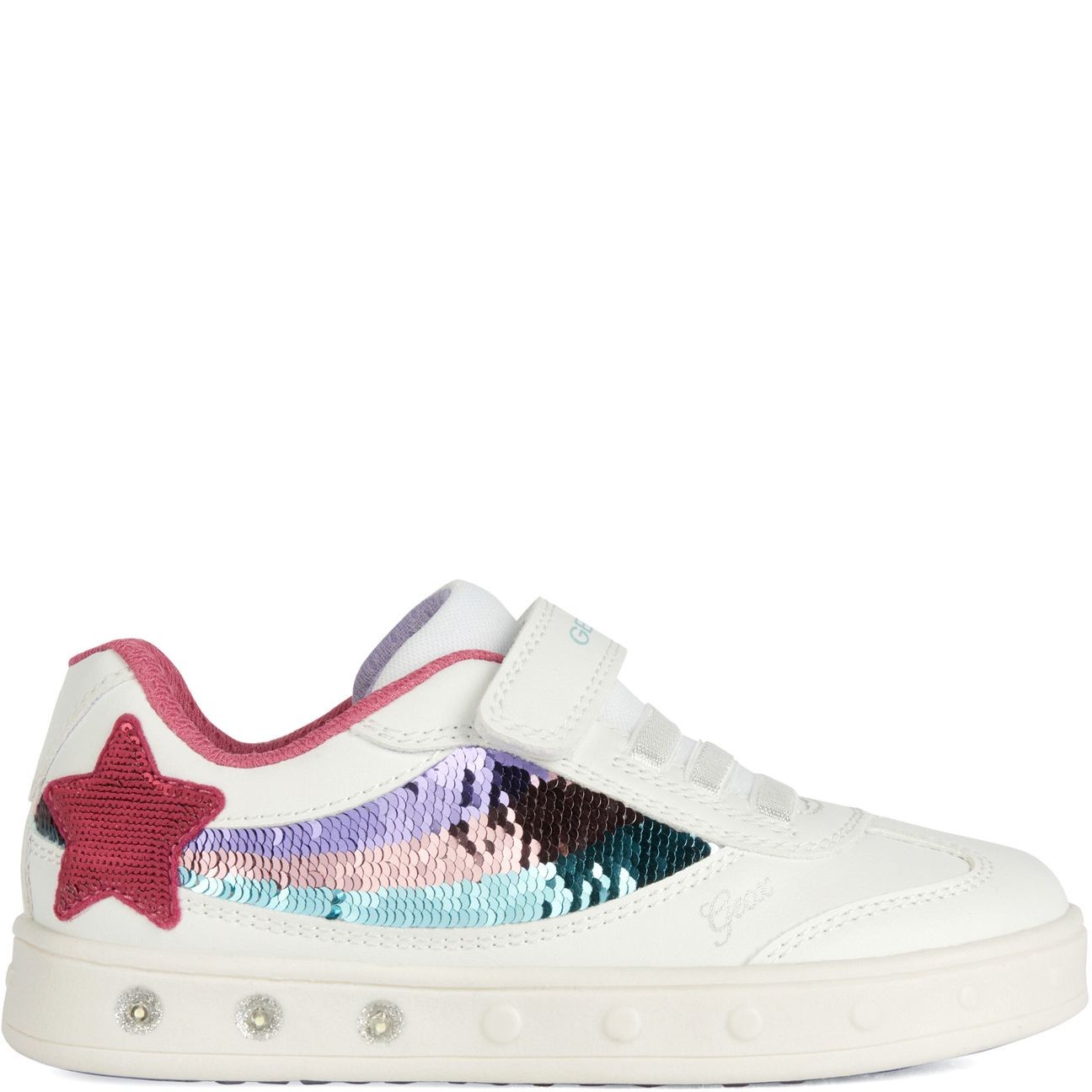 GEOX Sportiniai bateliai mergaitėms, Balta, SKYLIN SPORT SHOES 2