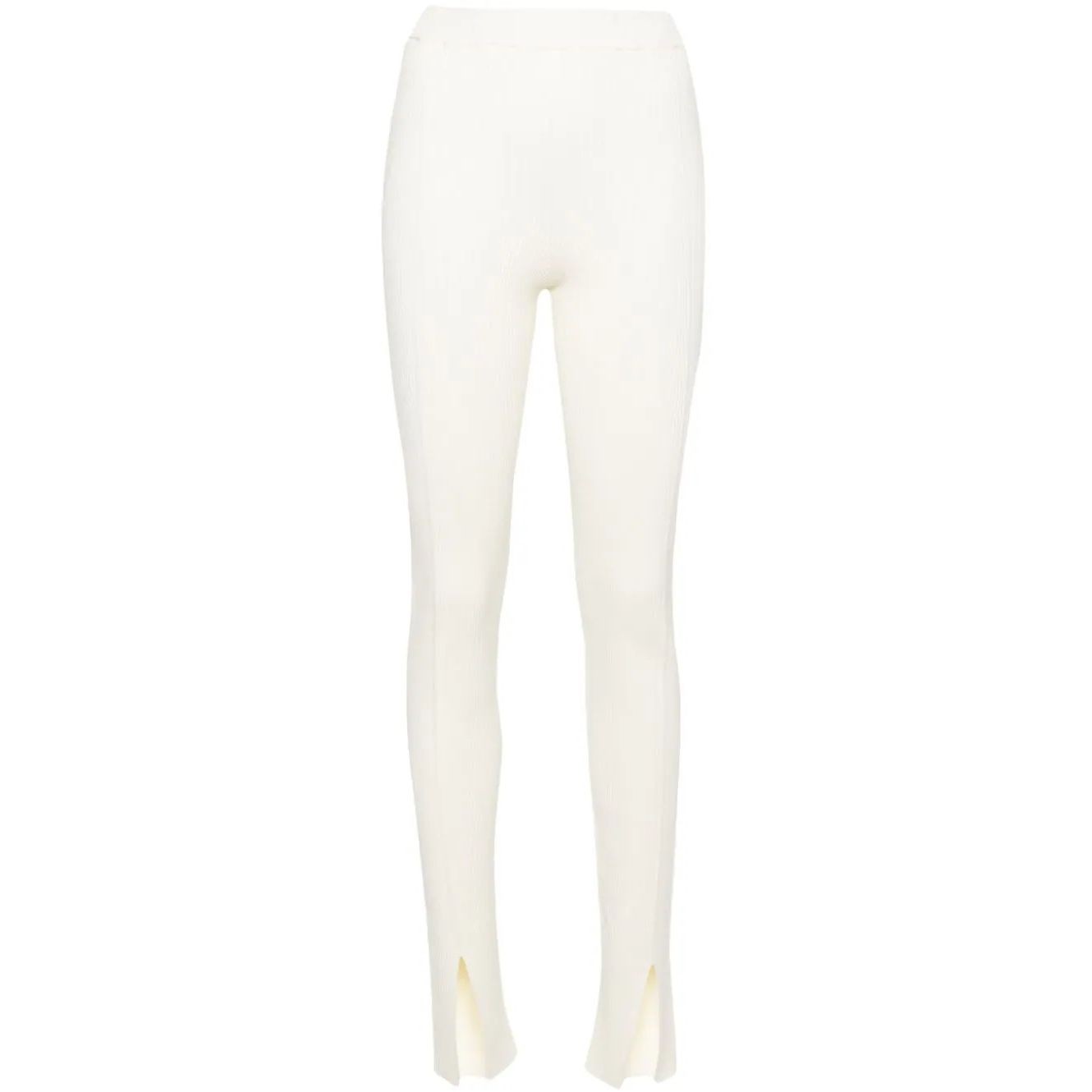AERON Tamprės moterims, Kūno, Ribbed slit front leggings 1