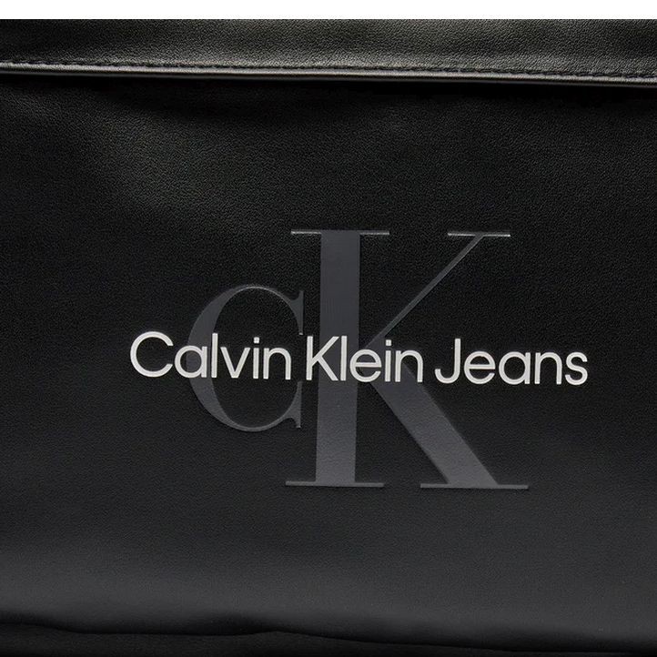 CALVIN KLEIN JEANS Kuprinė vyrams, Juoda, Monogram soft campus backpack 4