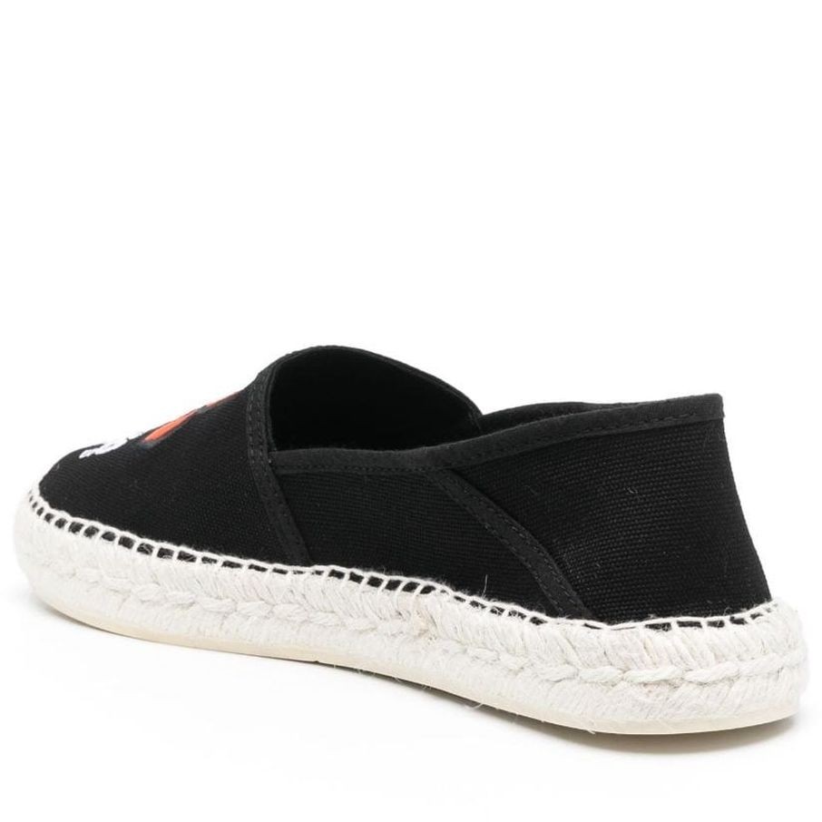 KENZO Espadrilės moterims, Juoda, Kenzo espadrille slip-on 3