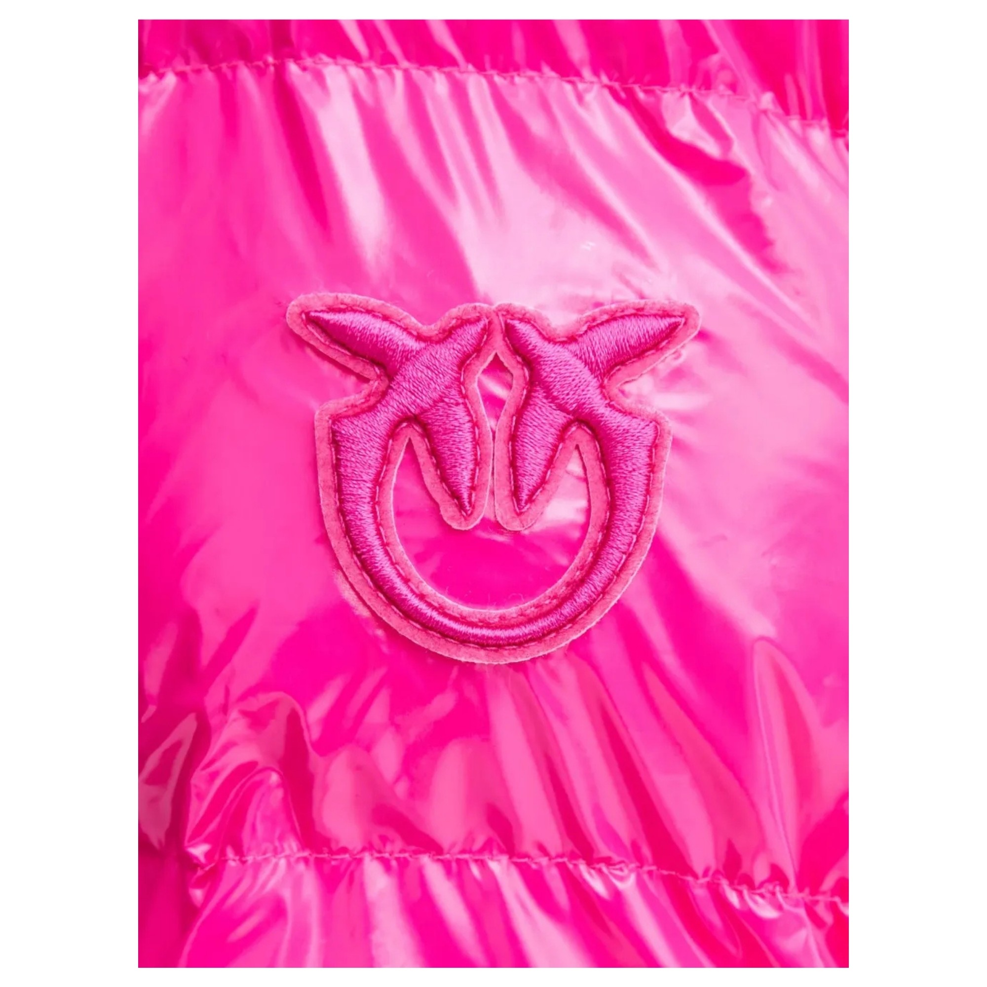 PINKO Pūkinė striukė moterims, Rožinė, Eleodoro caban 4