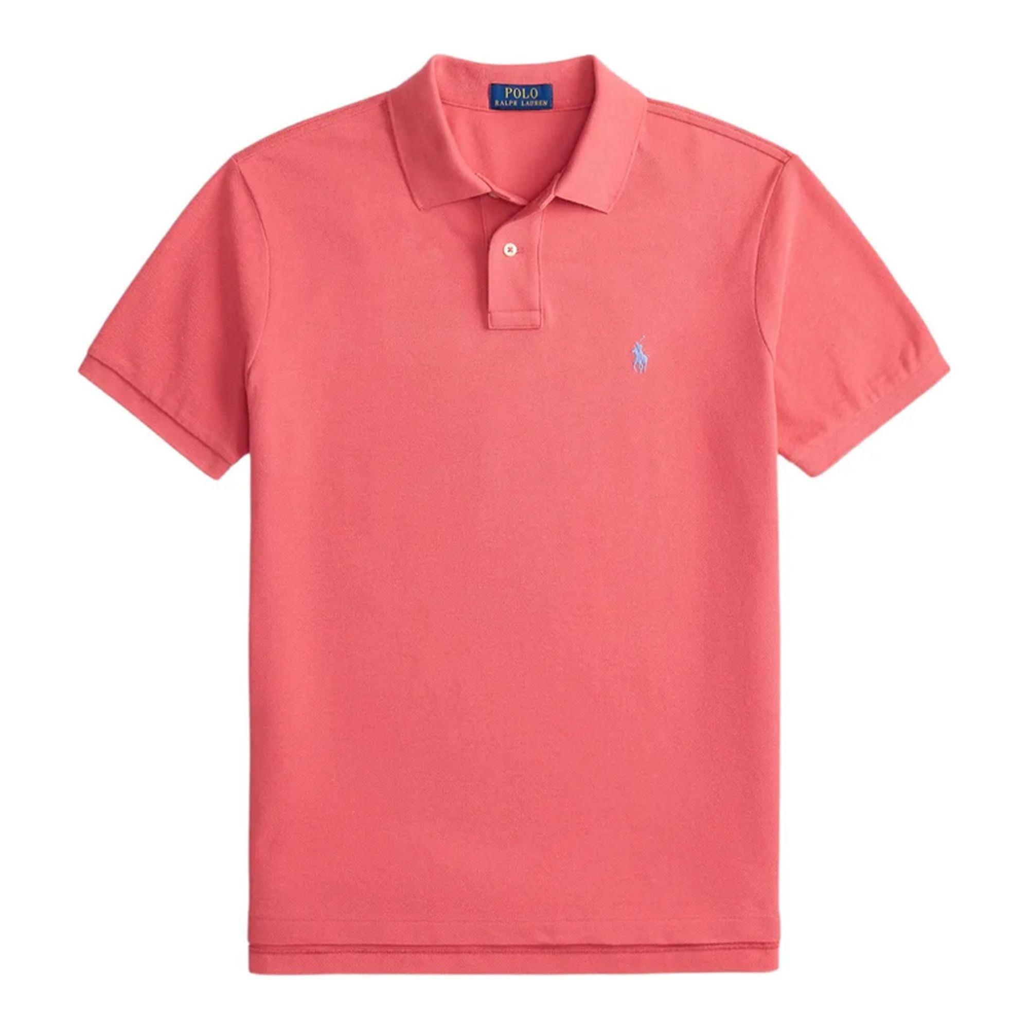 POLO RALPH LAUREN Polo marškiniai trumpos rank. vyrams, Rožinė, Sskccmslm1-short sleeve-knit 1