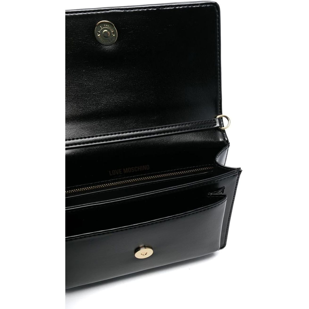 LOVE MOSCHINO Rankinė per petį moterims, Juoda, Crossbody 4