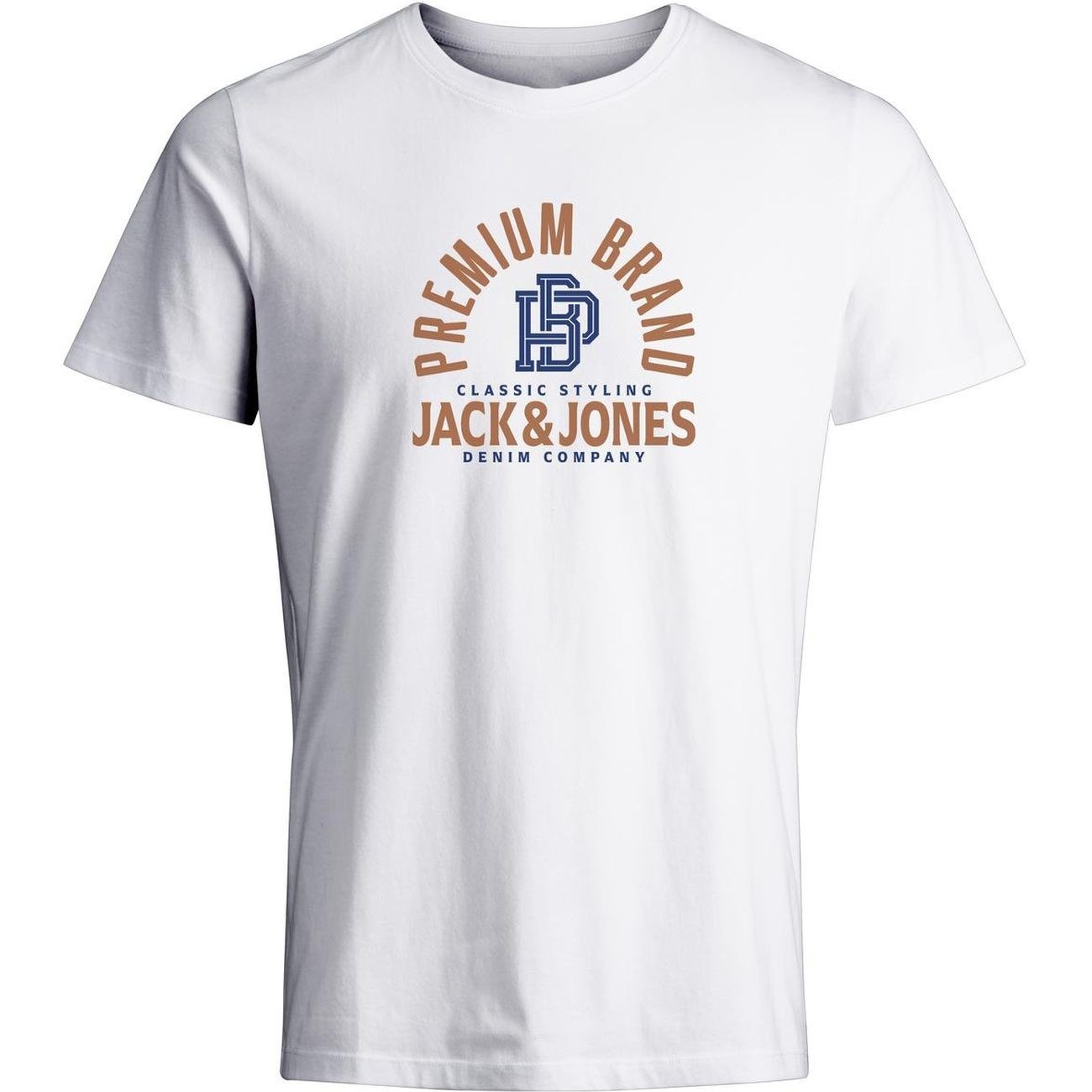 JACK & JONES Marškinėliai vyrams, Balta, JPRSTAR TEE SS CREW 1