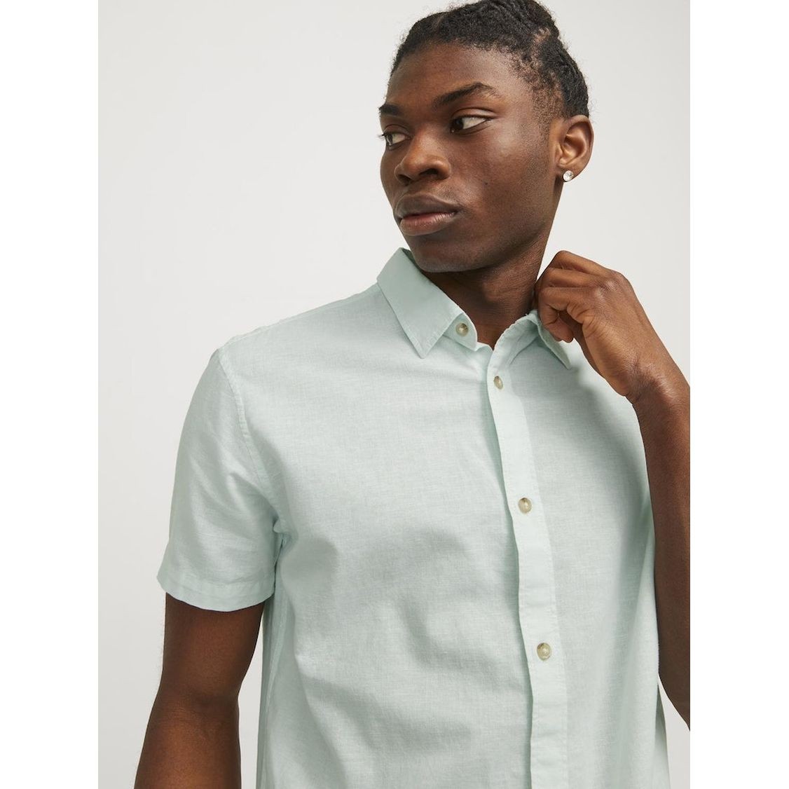 JACK & JONES Marškiniai vyrams, Mėlyna, Jjesummer shirts 4