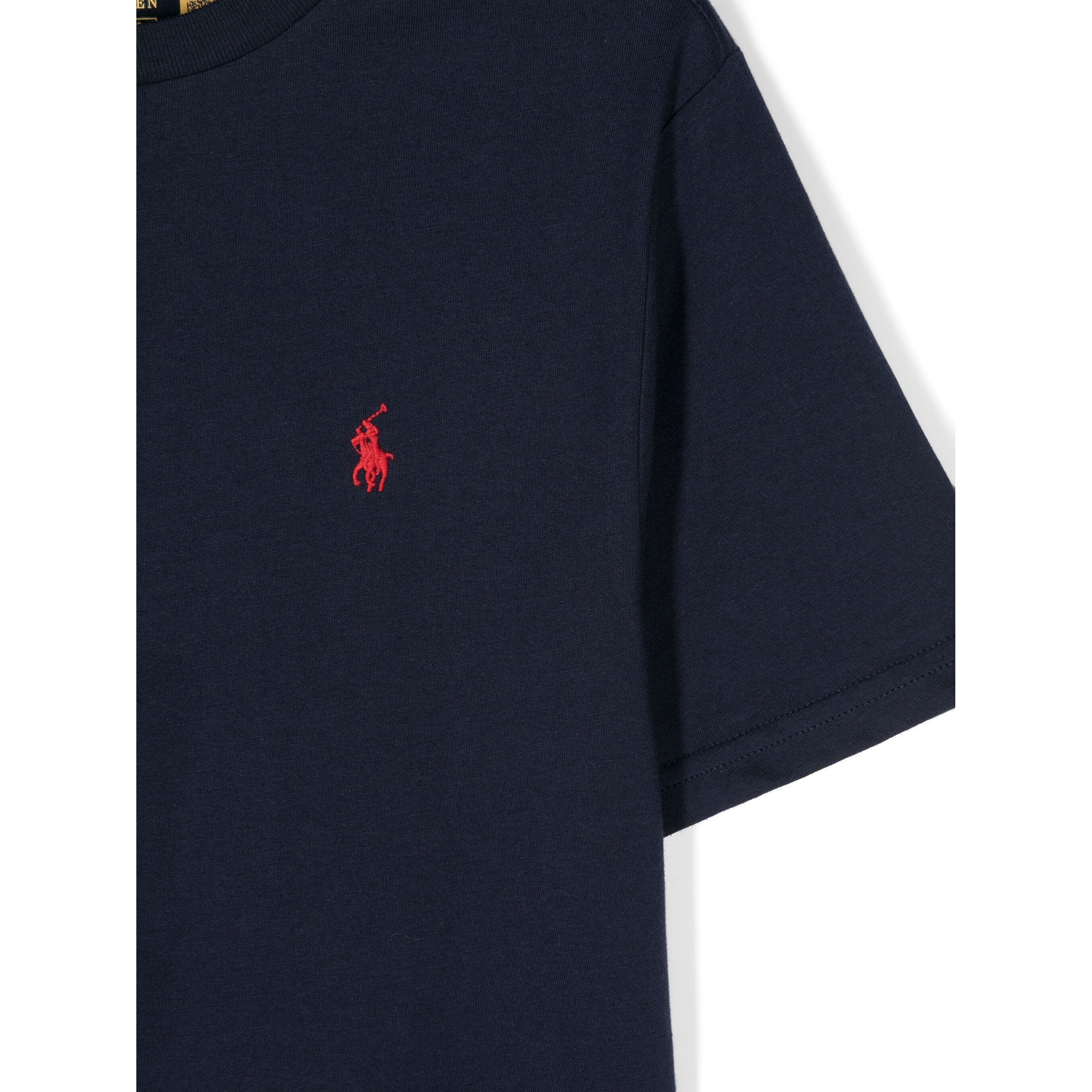 RALPH LAUREN KIDS Marškinėliai berniukams, Mėlyna, Jersey crewneck tee (4-7) 3