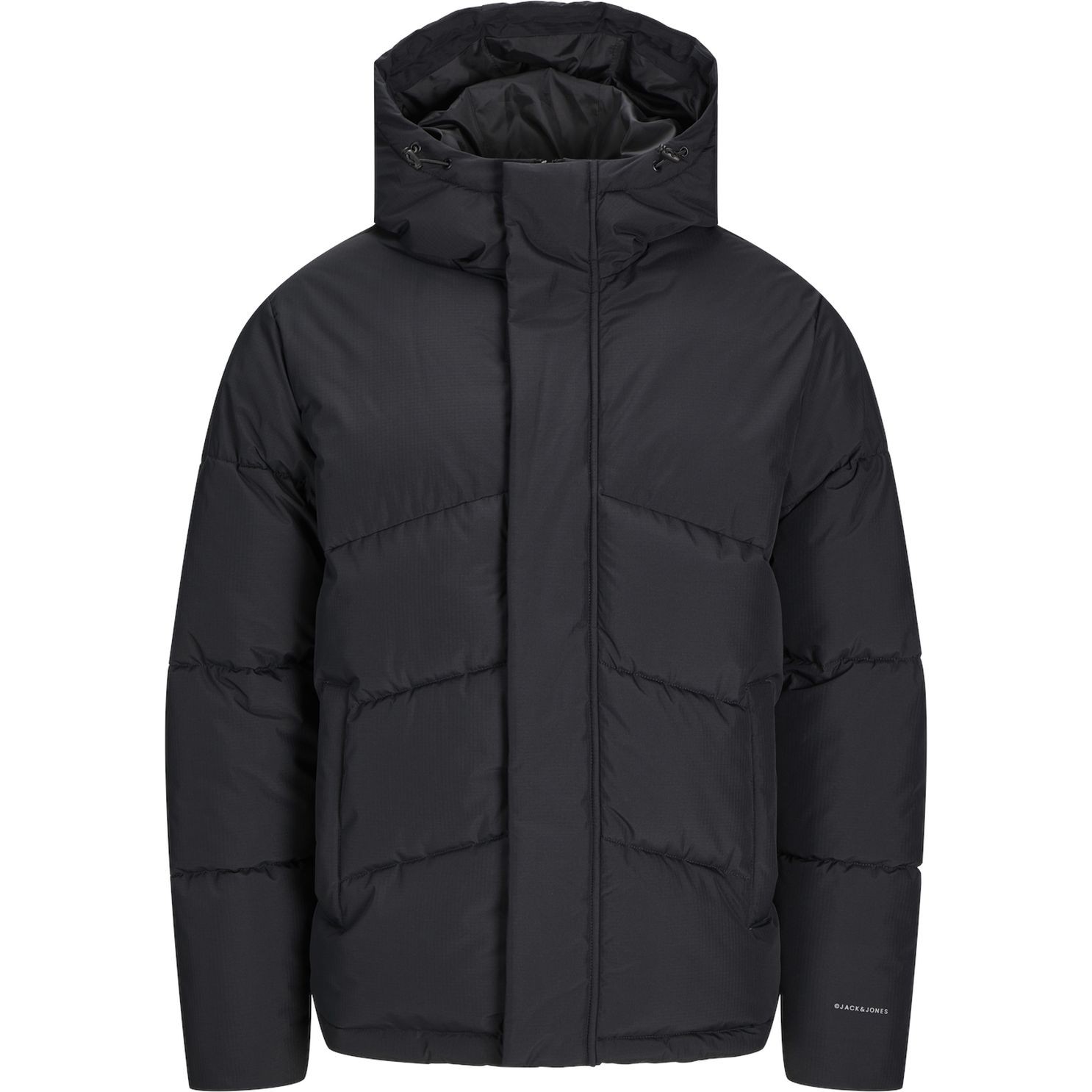JACK & JONES Pūkinė striukė vyrams, Juoda, World puffer jacket 1