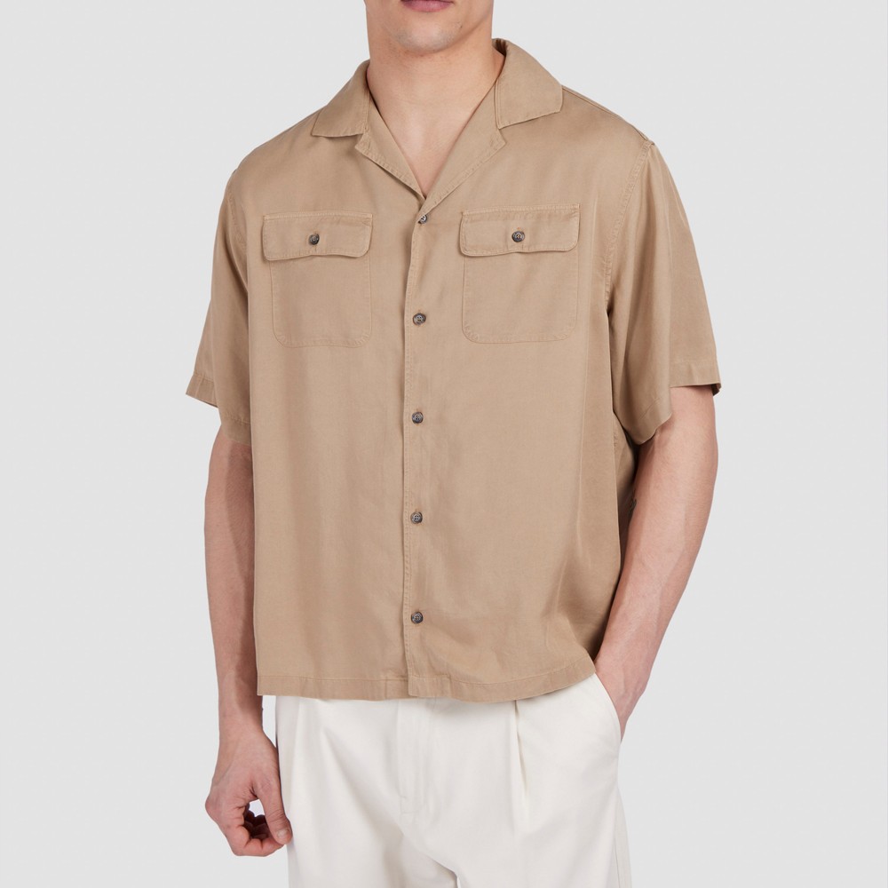 PAUL&SHARK Marškiniai ilgomis rankovėmis vyrams, Ruda, Shirts 3