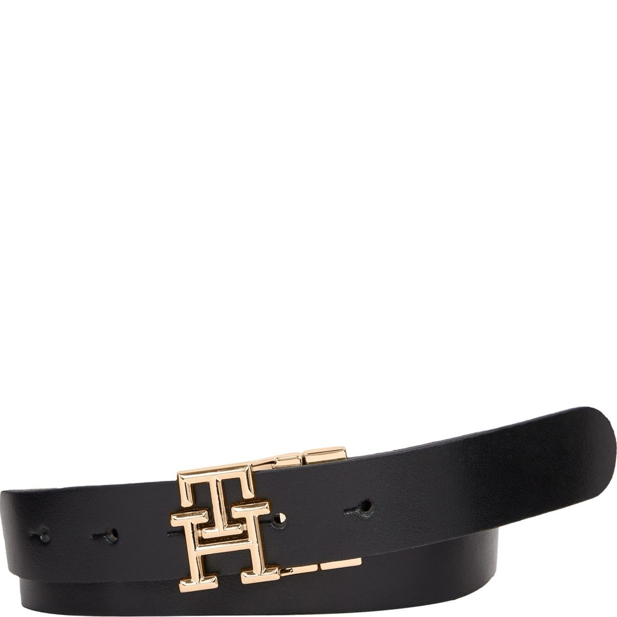 TOMMY HILFIGER Diržas moterims, Juoda, Logo 3.0 belt 1