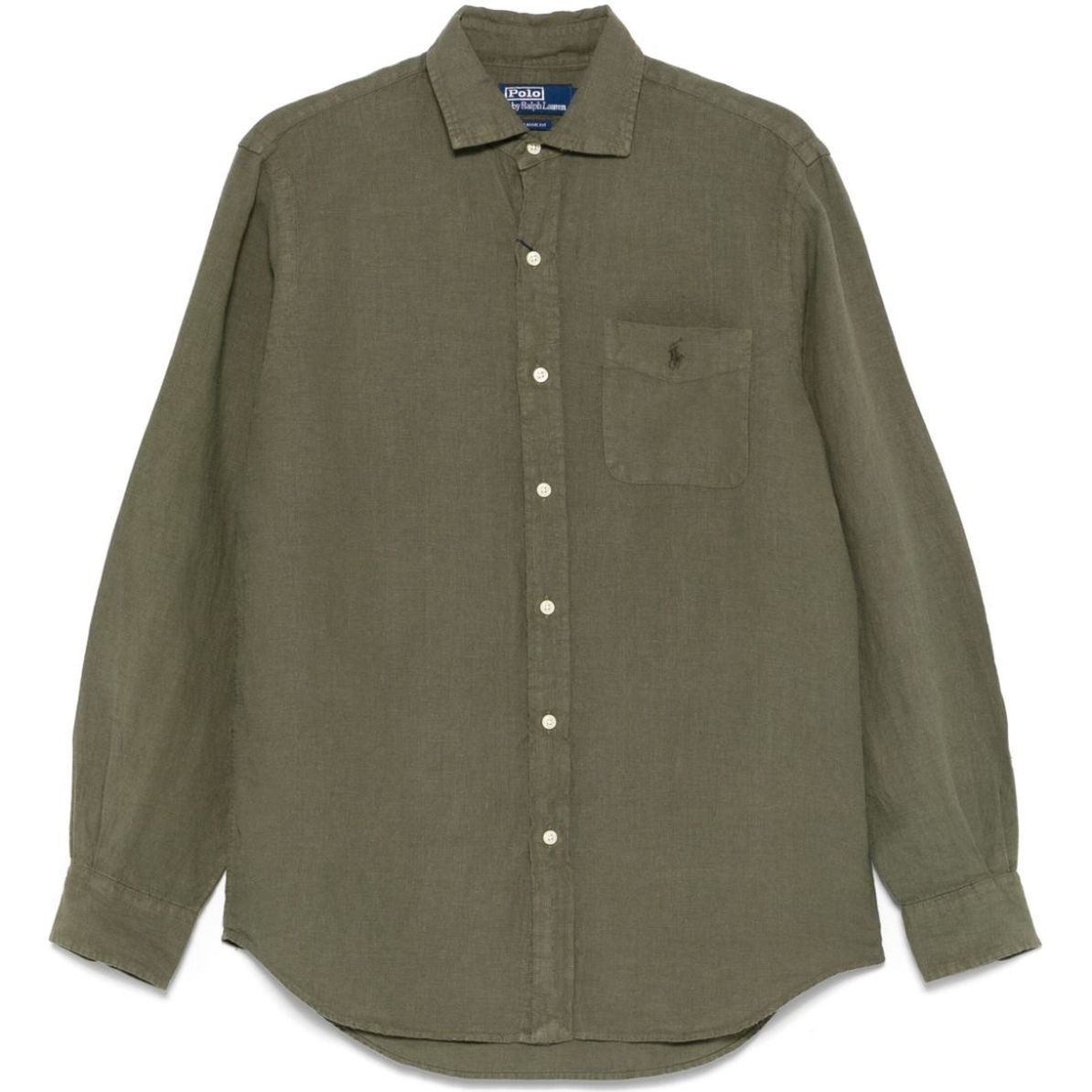 POLO RALPH LAUREN Marškiniai ilgomis rankovėmis vyrams, Žalia, Long sleeve shirt