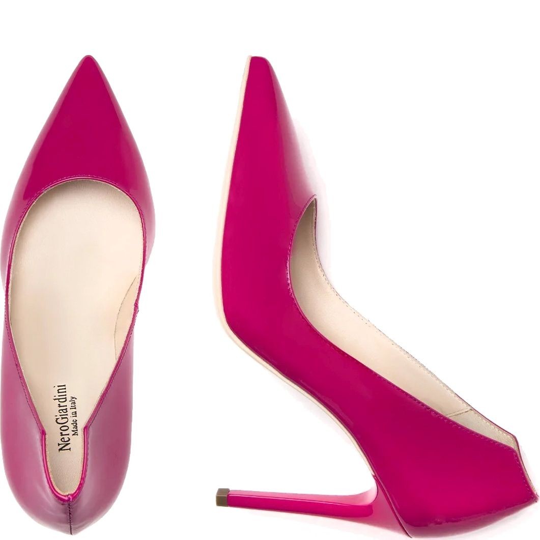 NEROGIARDINI Aukštakulniai moterims, Rožinė, Vernice pumps 3