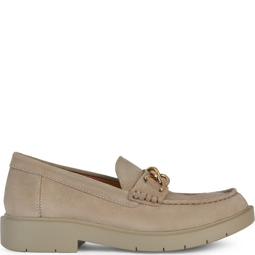 GEOX Loaferiai moterims, Smėlio, Spherica ec1 moccasins 1
