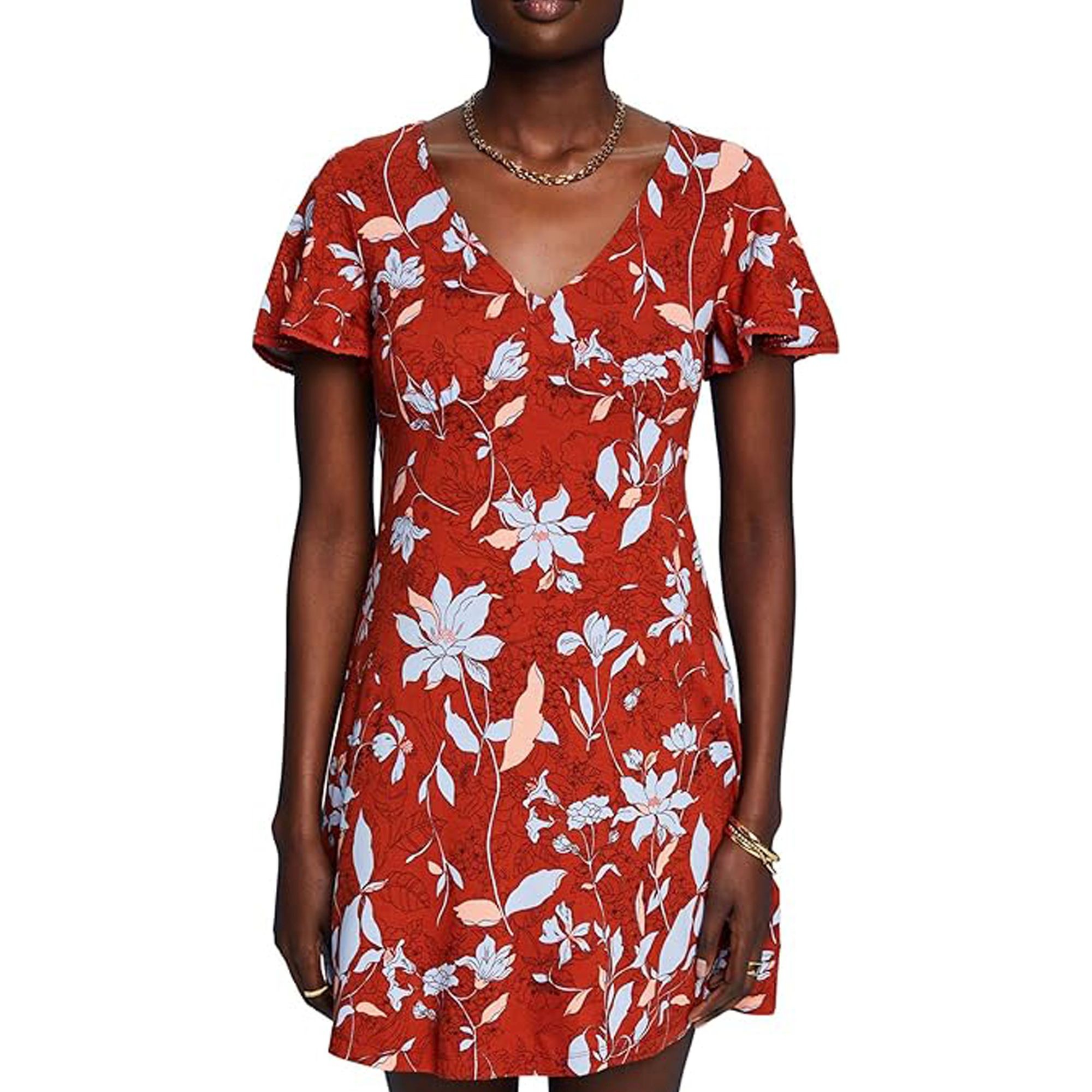 ESPRIT Midi suknelė moterims, Oranžinė 2