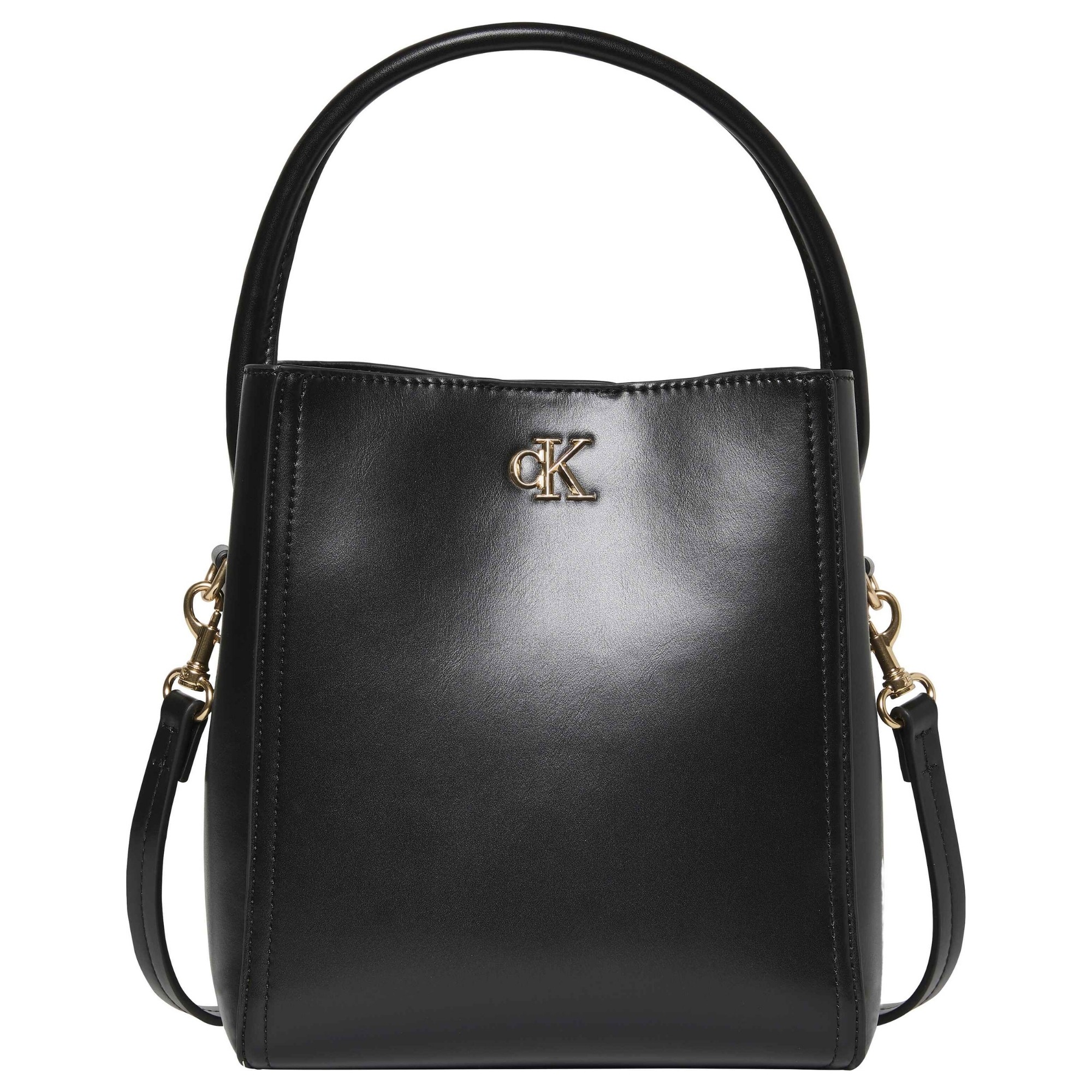 CALVIN KLEIN Rankinė moterims, Juoda, CK buCKet wiTH strap 1