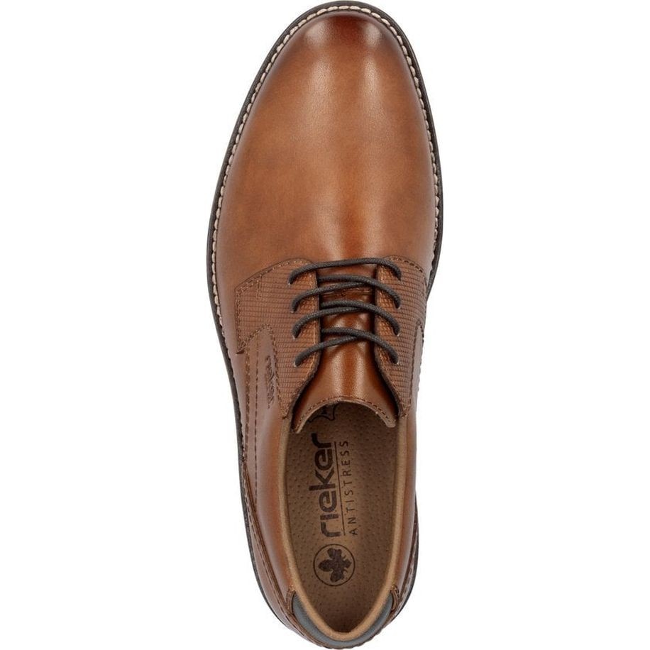 RIEKER Klasikiniai batai vyrams, Ruda, Men's shoes 5