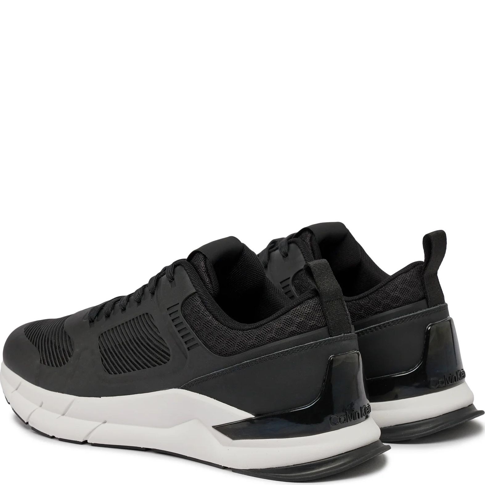 CALVIN KLEIN Laisvalaikio bateliai vyrams, Juoda, Low top lace up tech leisure 4