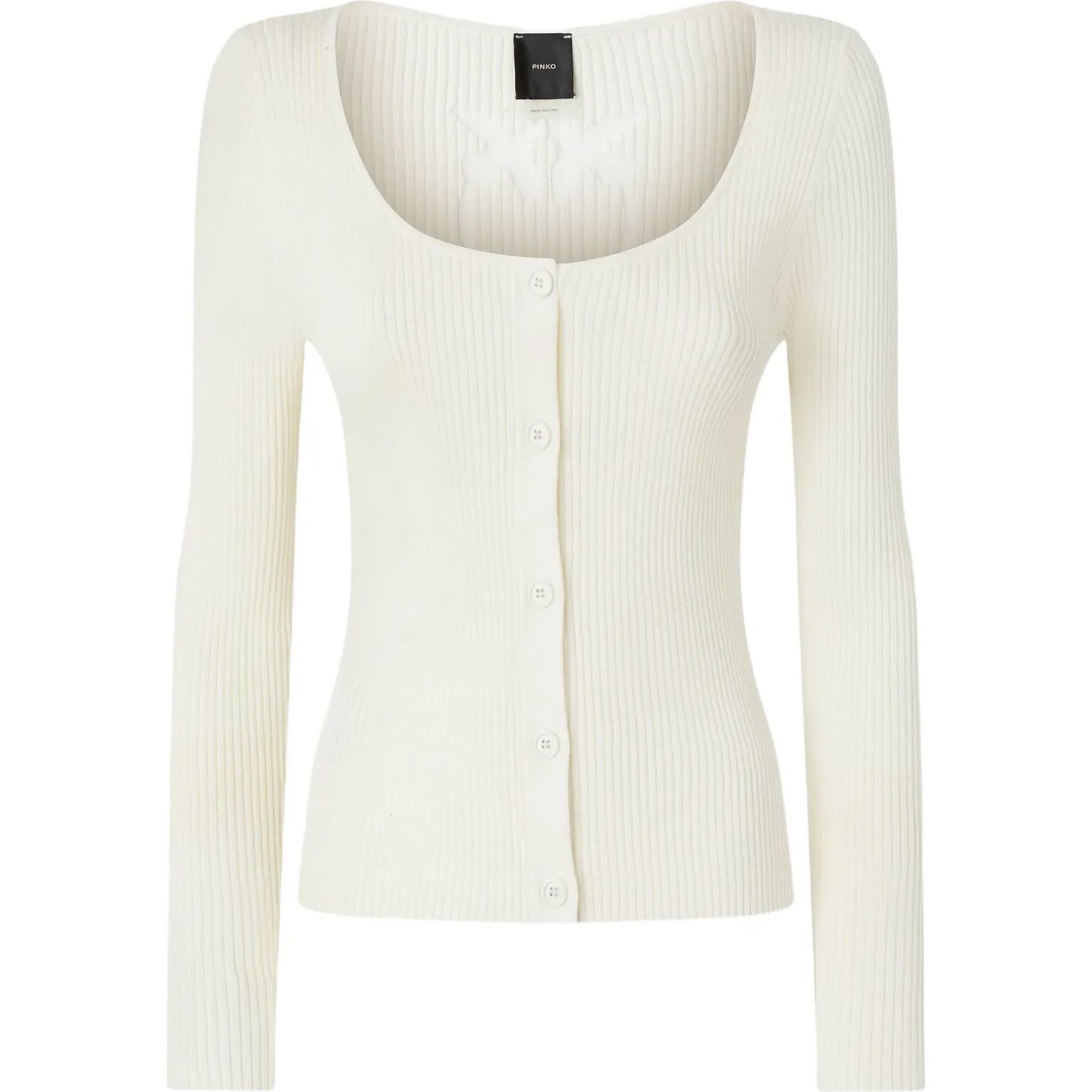 PINKO Kardiganas moterims, Balta, Assia cardigan 1