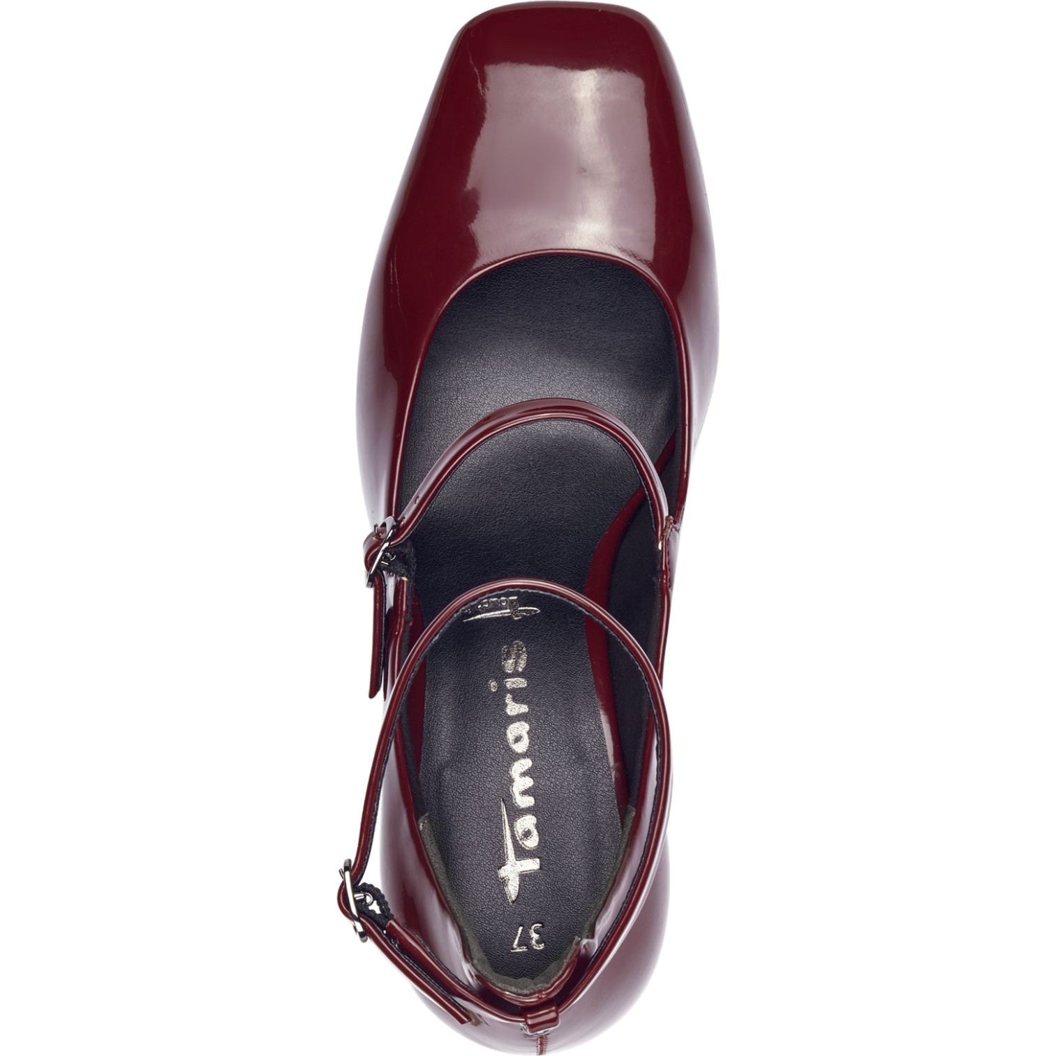 TAMARIS Klasikiniai batai moterims, Vyšninė, Pump with strap 4