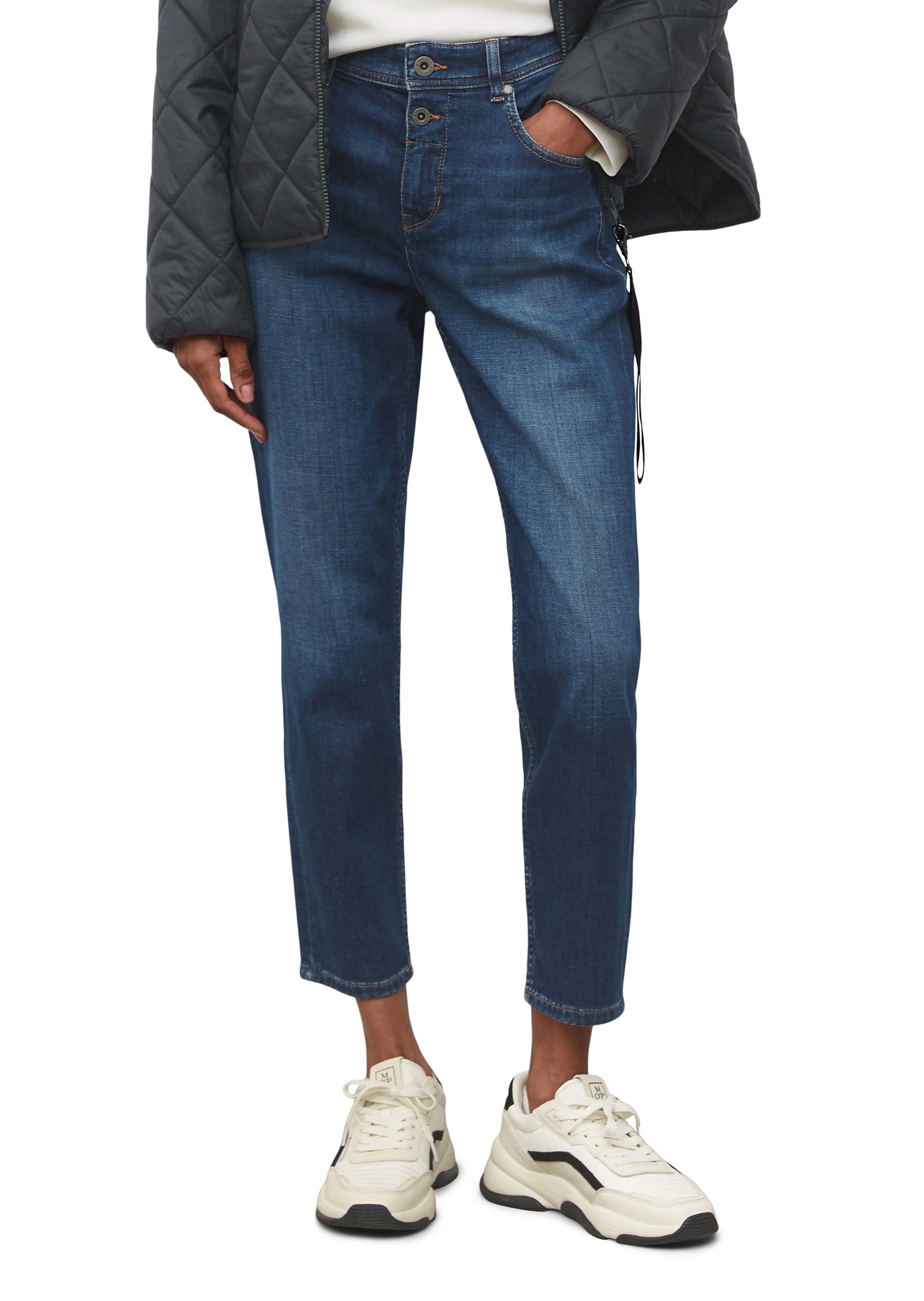 MARC O'POLO Tiesūs džinsai moterims, Smėlio 2