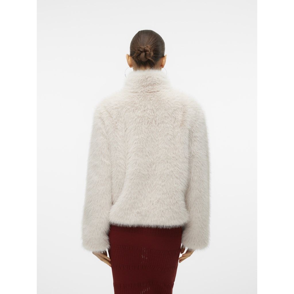 VERO MODA Kailiniai moterims, Rožinė, Monroe short jacket 4