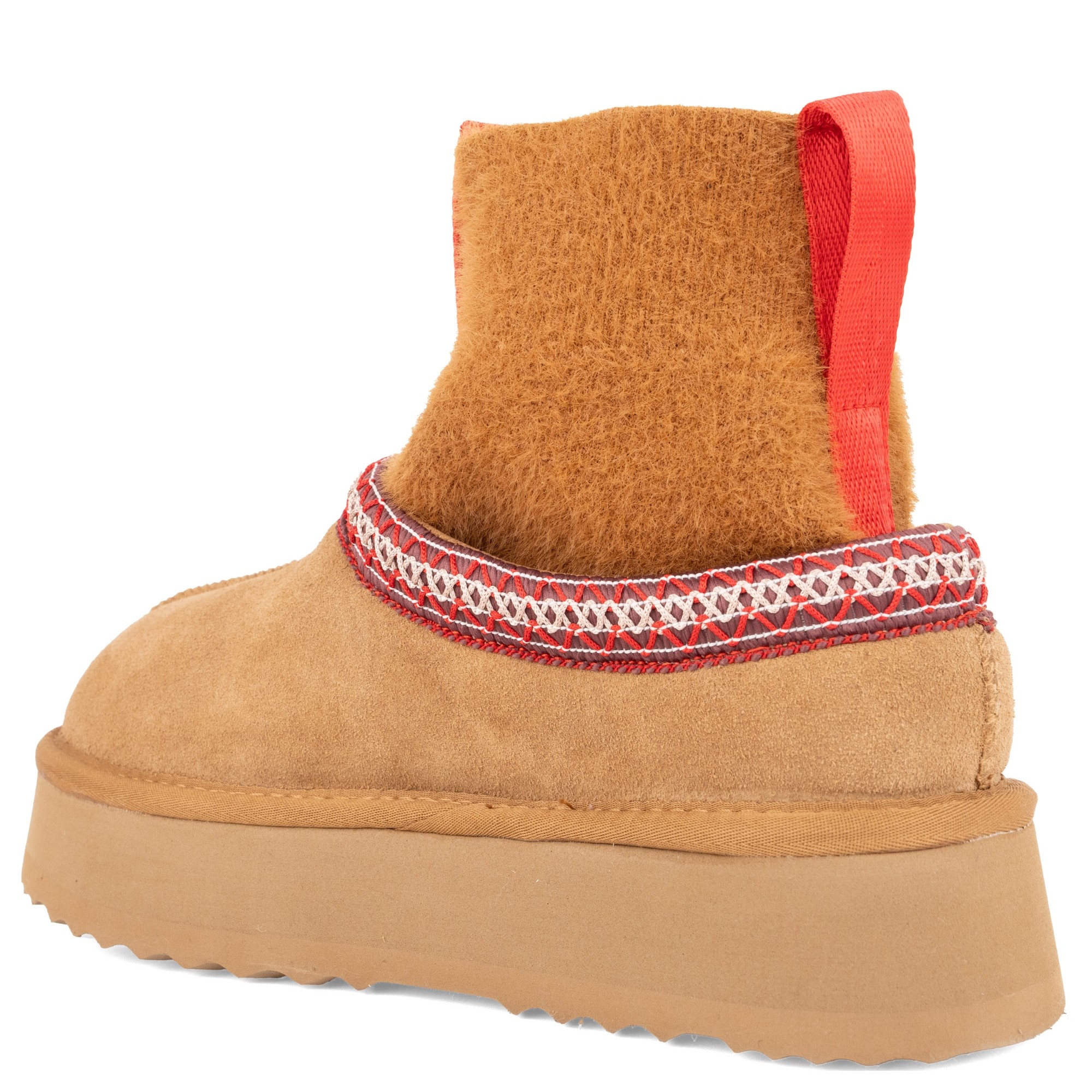 LA CONTE Pašiltinti aulinukai moterims, Ruda, warm boots, lac6013-25211che 3