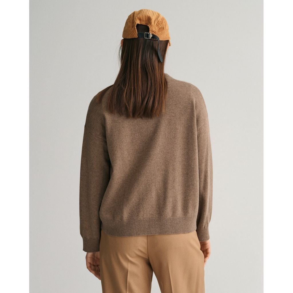 GANT Megztinis moterims, Ruda, D1. SUPERFINE LAMBSwo CARDIGAN 3