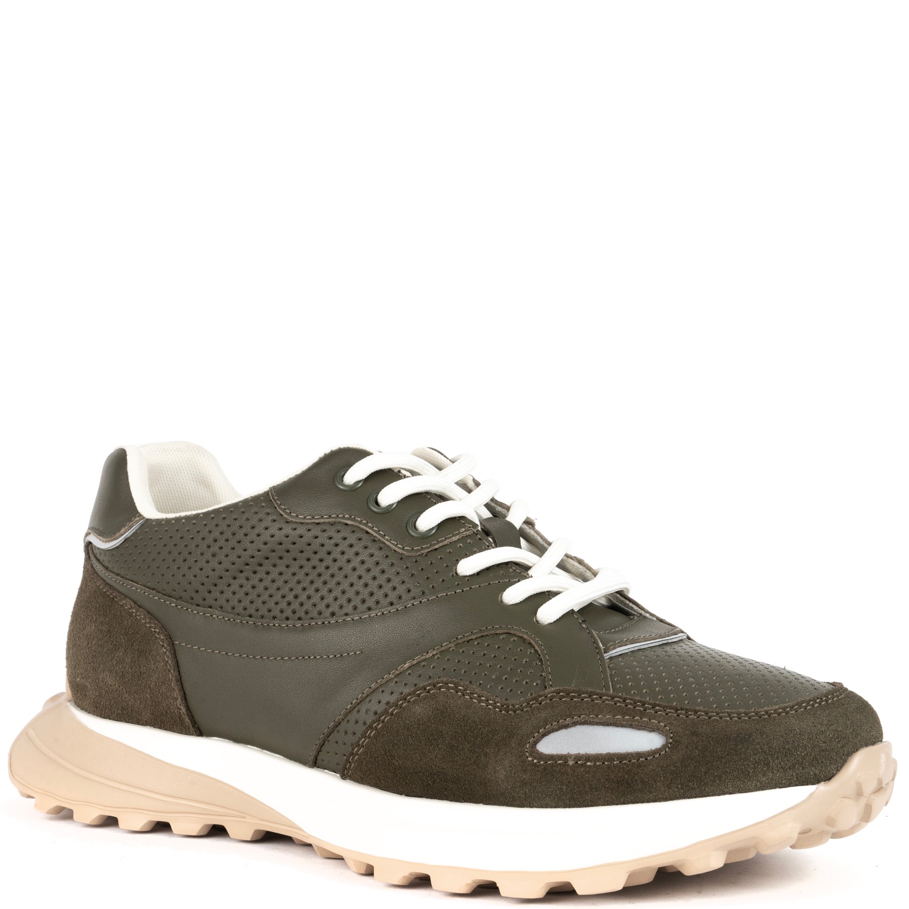 SERGIO MORETTI Laisvalaikio bateliai vyrams, Žalia, Leisure 1