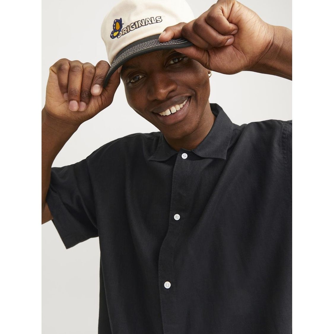 JACK & JONES Marškiniai vyrams, Juoda, Jorfaro shirts 5