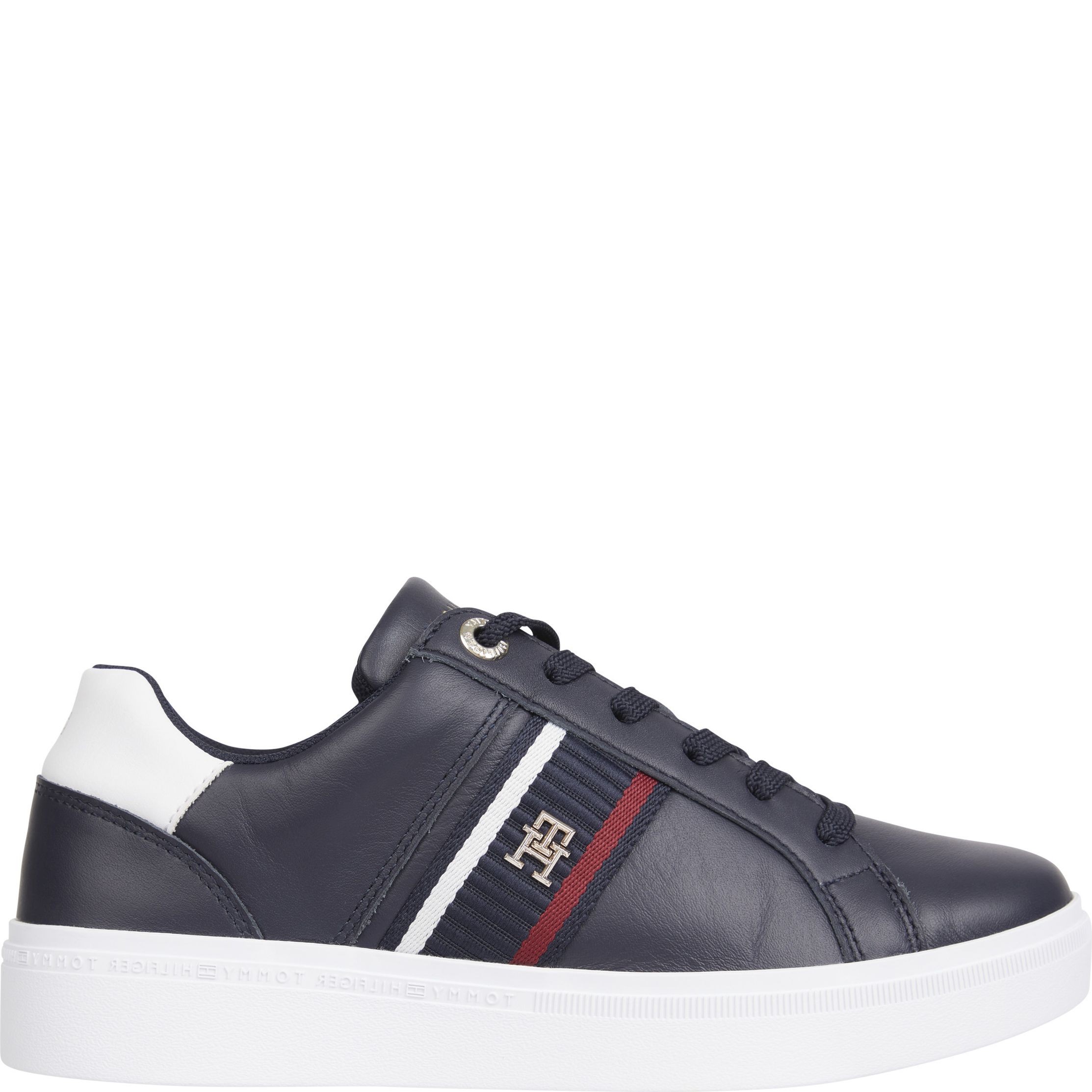 TOMMY HILFIGER Sportiniai bateliai moterims, Mėlyna, Corp webbing sneaker 2