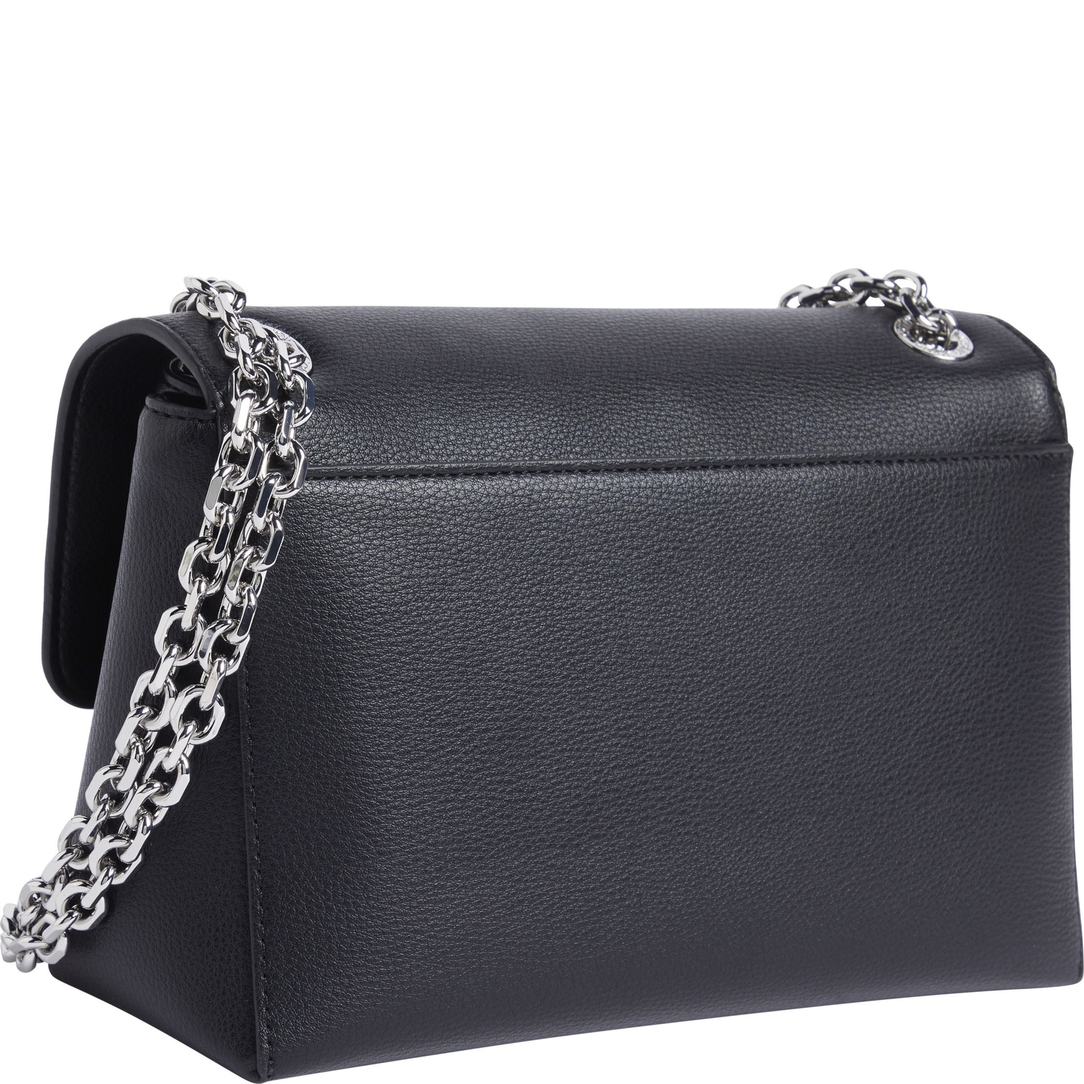 CALVIN KLEIN Rankinė per petį moterims, Juoda, Re-lock shoulder bag 2