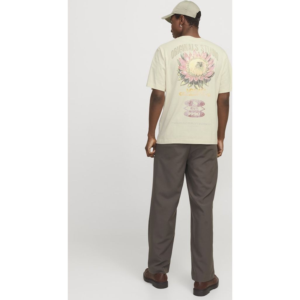 JACK & JONES Marškinėliai vyrams, Geltona, Retiro back tee 3