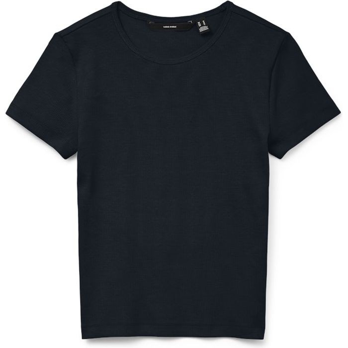 VERO MODA Marškinėliai moterims, Juoda, Vmchloe t-shirts 1