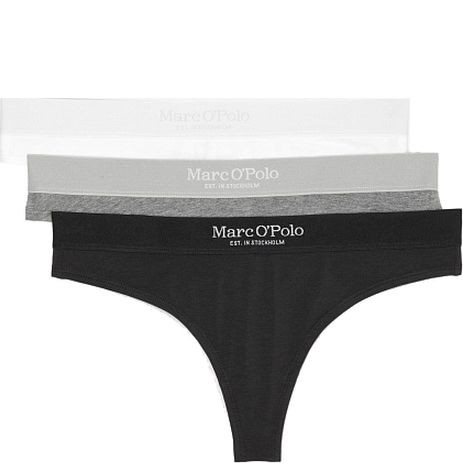 MARC O'POLO Kelnaitės moterims, Juoda, String 3P