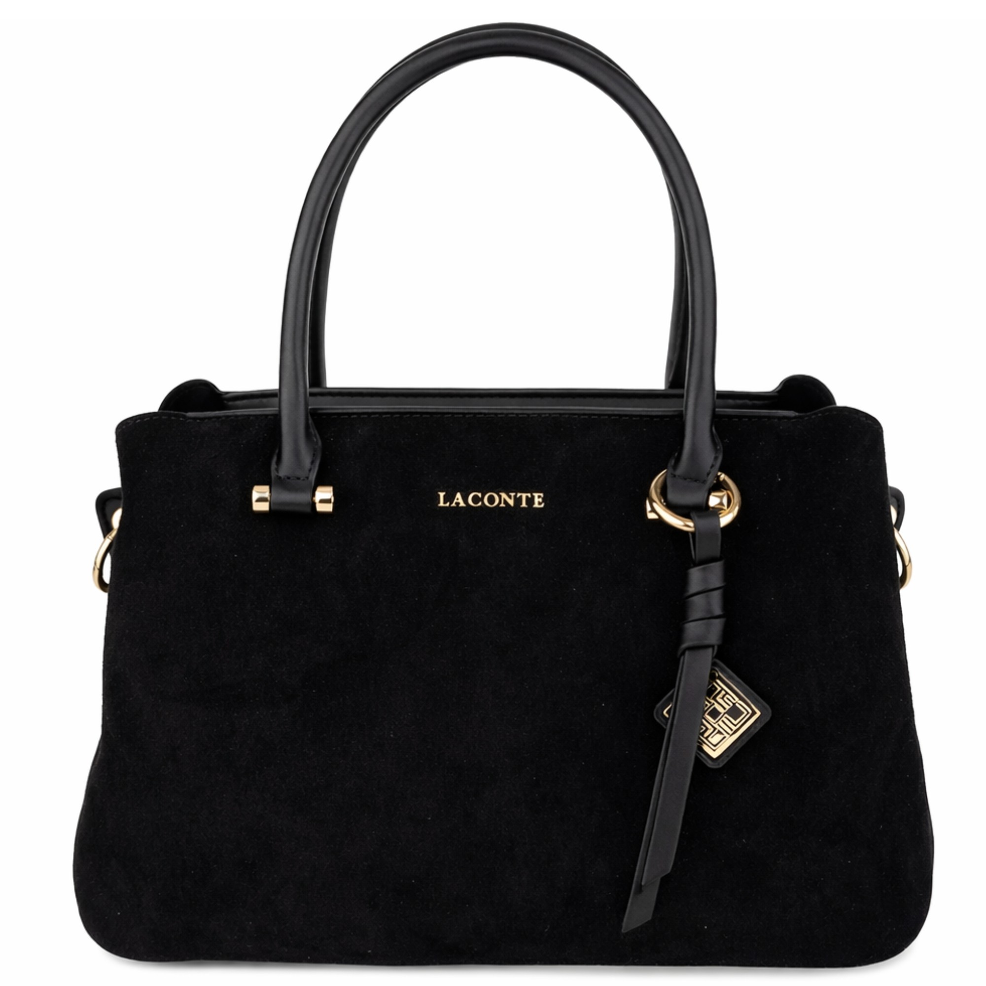 LA CONTE Pirkinių krepšys moterims, Juoda, Tote bag 1