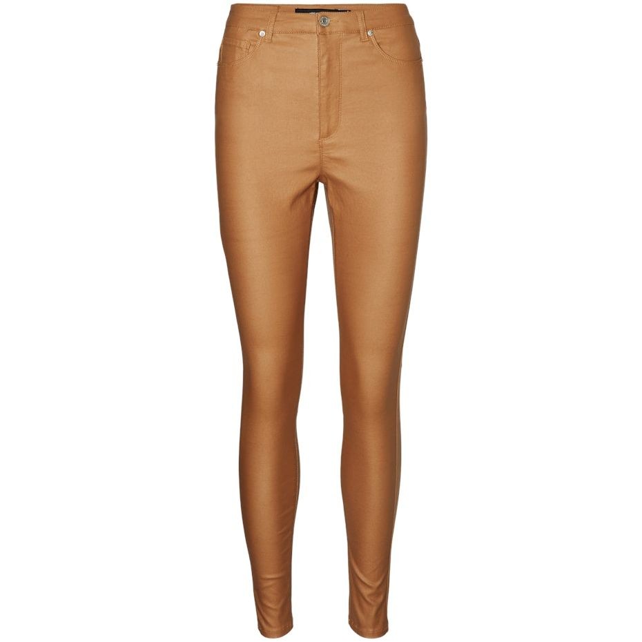 VERO MODA Kelnės moterims, Ruda, VMLOA HR SKINNY S CO 1
