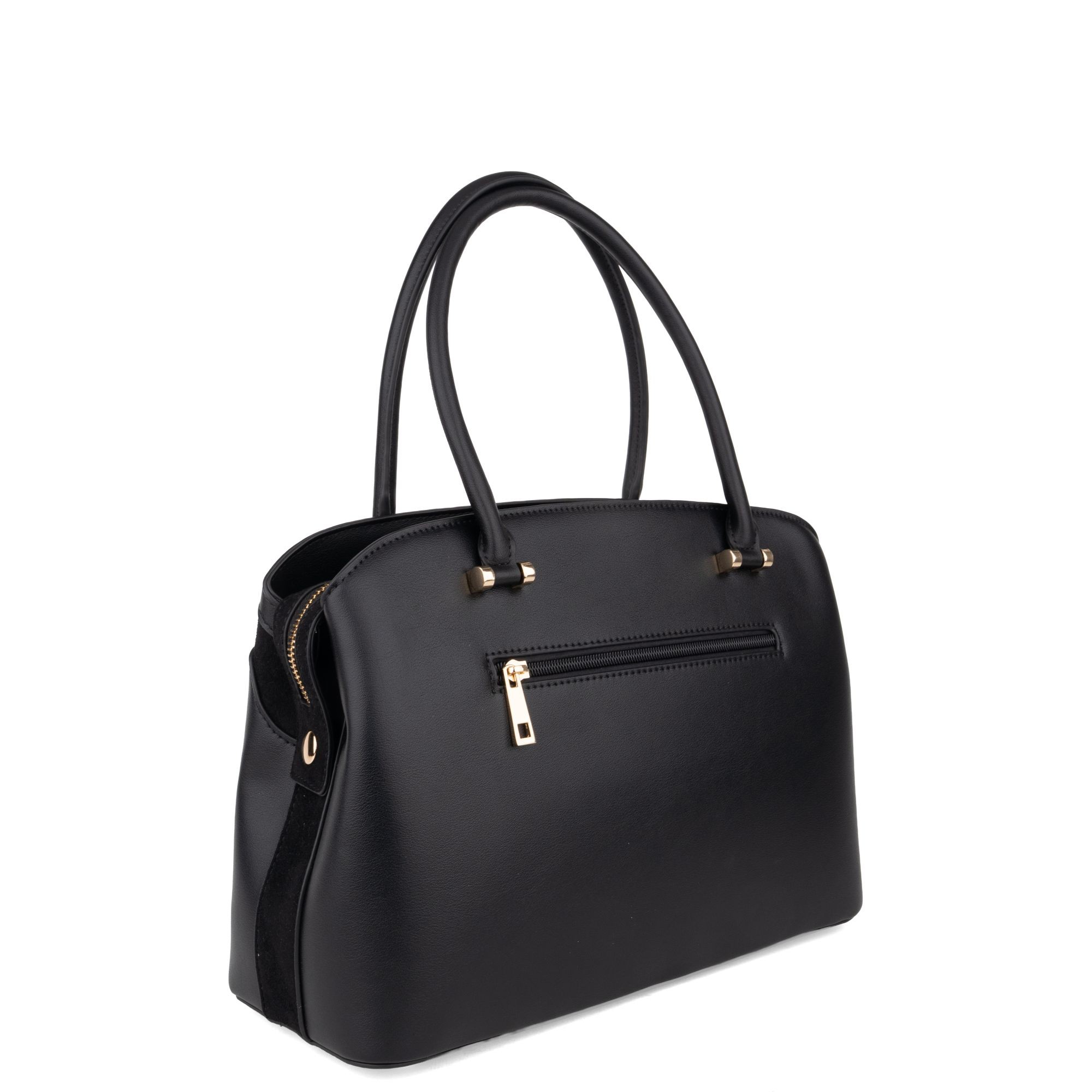 LA CONTE Pirkinių krepšys moterims, Juoda, Tote bag 2