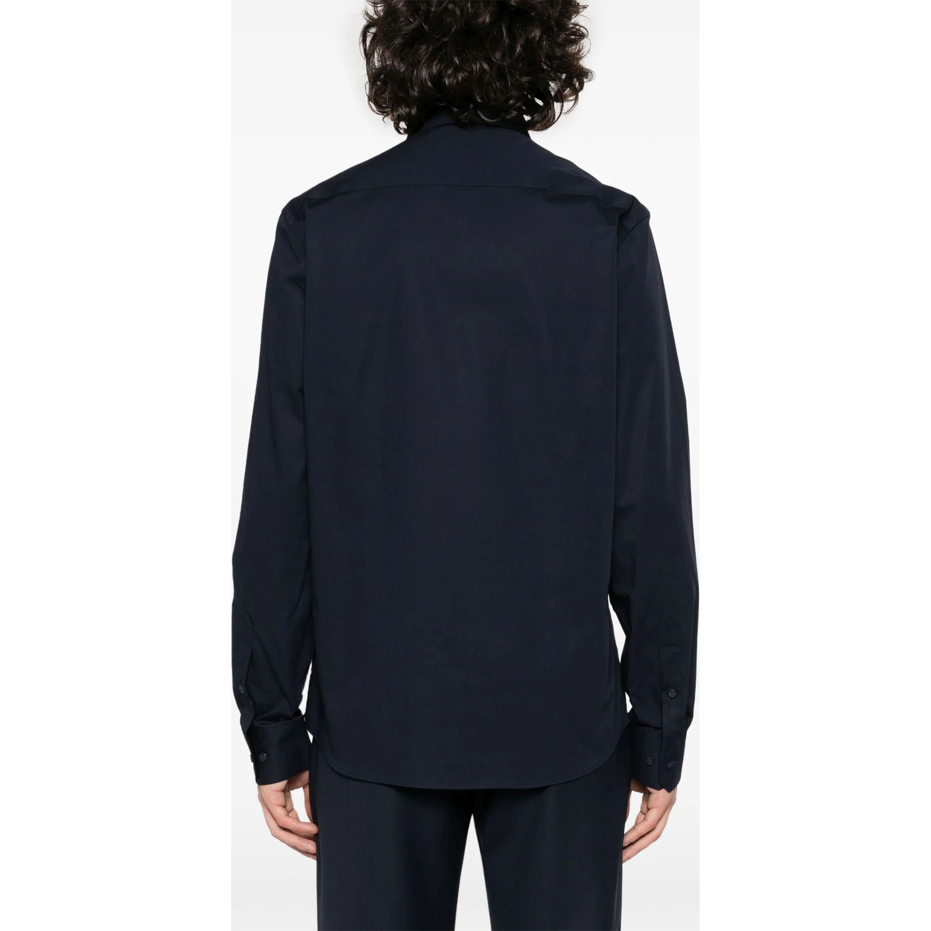 CALVIN KLEIN Marškiniai ilgomis rankovėmis vyrams, Mėlyna, L/s shirt 3