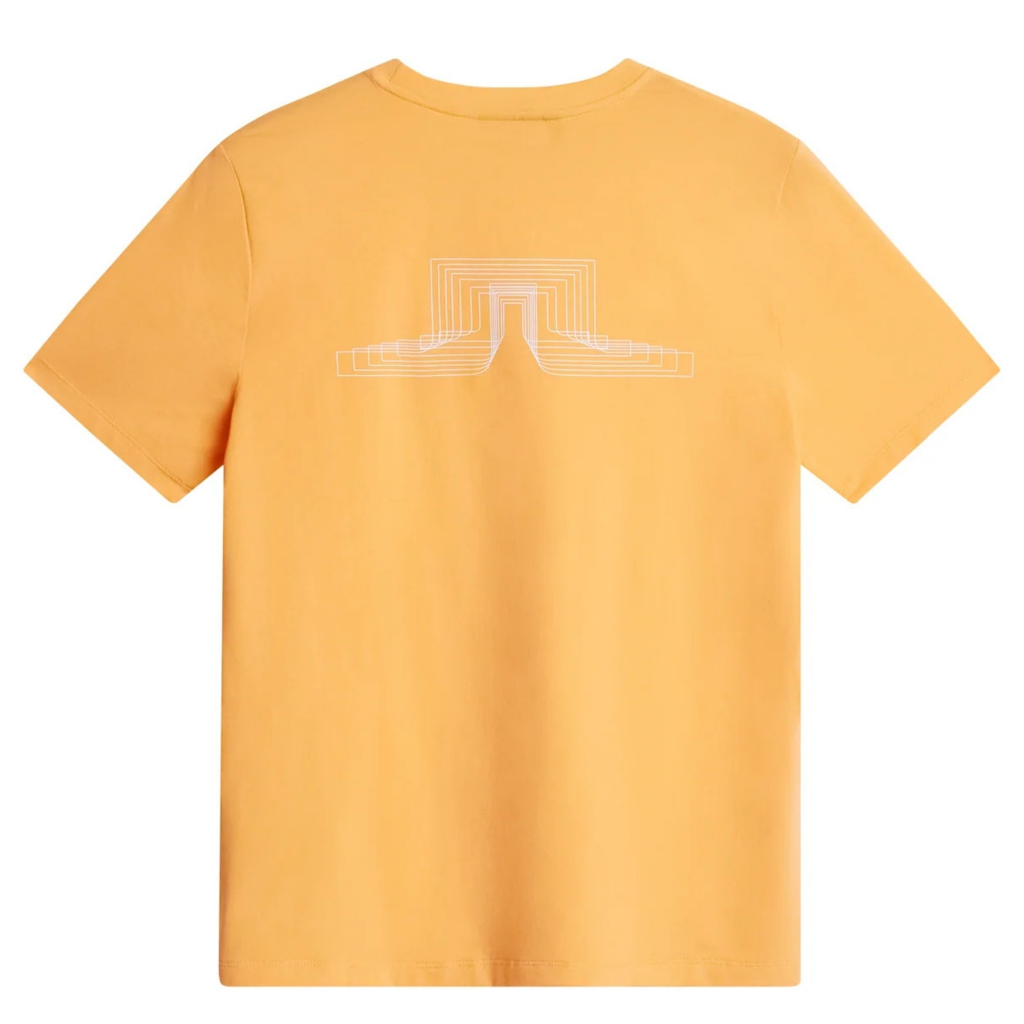 J.LINDEBERG Marškinėliai trump. rankovėmis moterims, Oranžinė, Jama graphic t-shirt 2