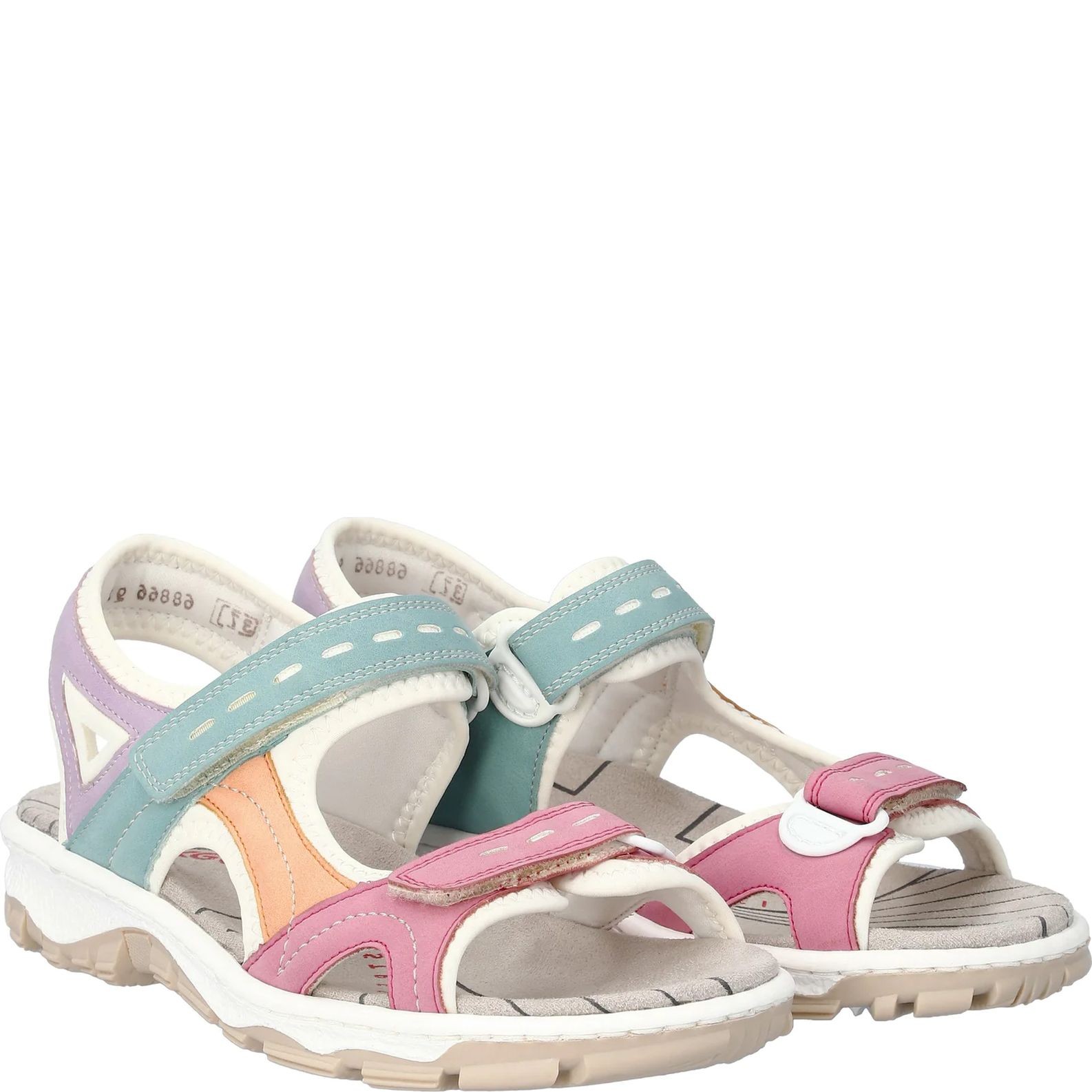 RIEKER Basutės moterims, Marga, SANDALS 3