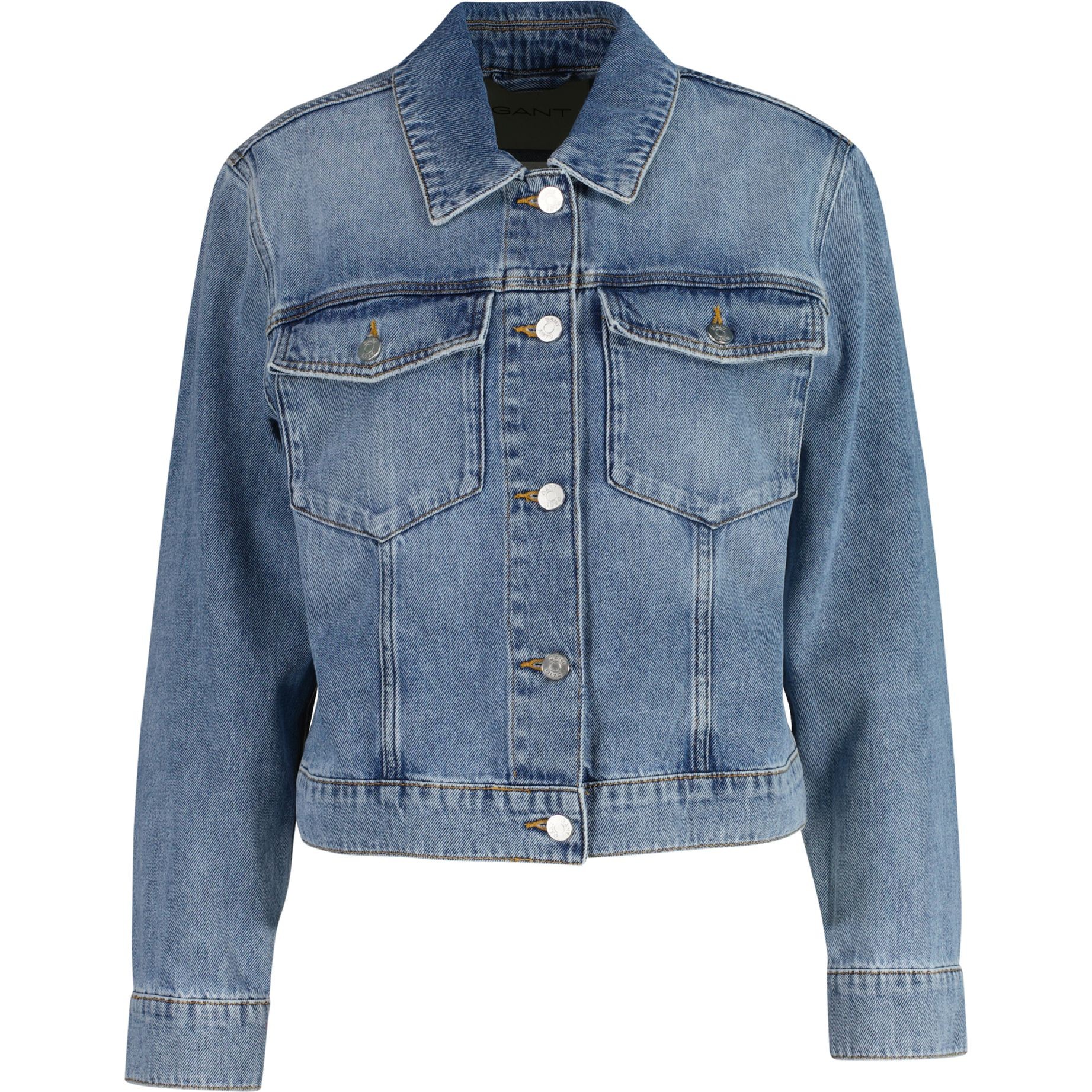 GANT Džinsinis švarkas moterims, Mėlyna, Denim jacket 1