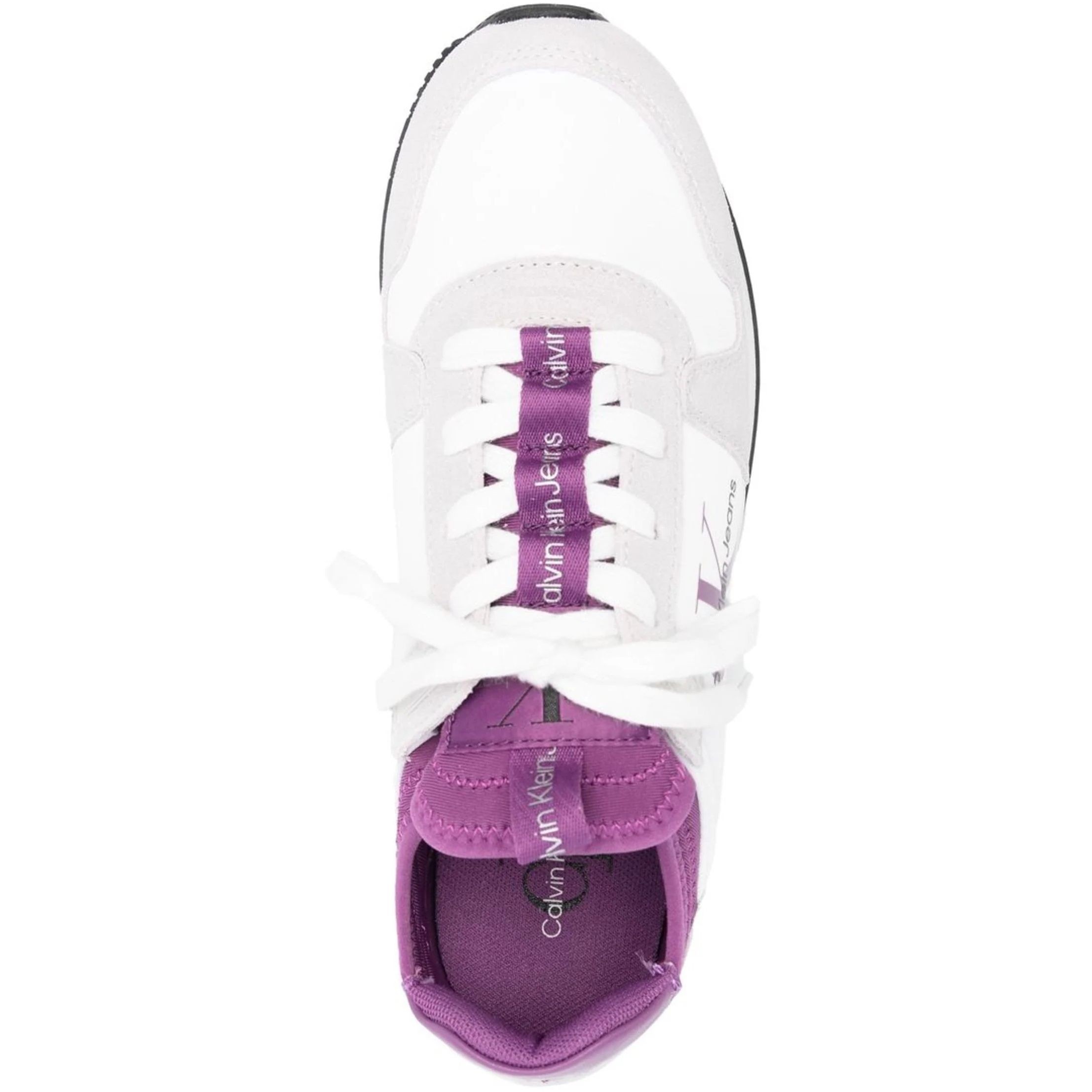 CALVIN KLEIN JEANS Sportiniai bateliai moterims, Balta, SOLACEUP NY-LTH W 4