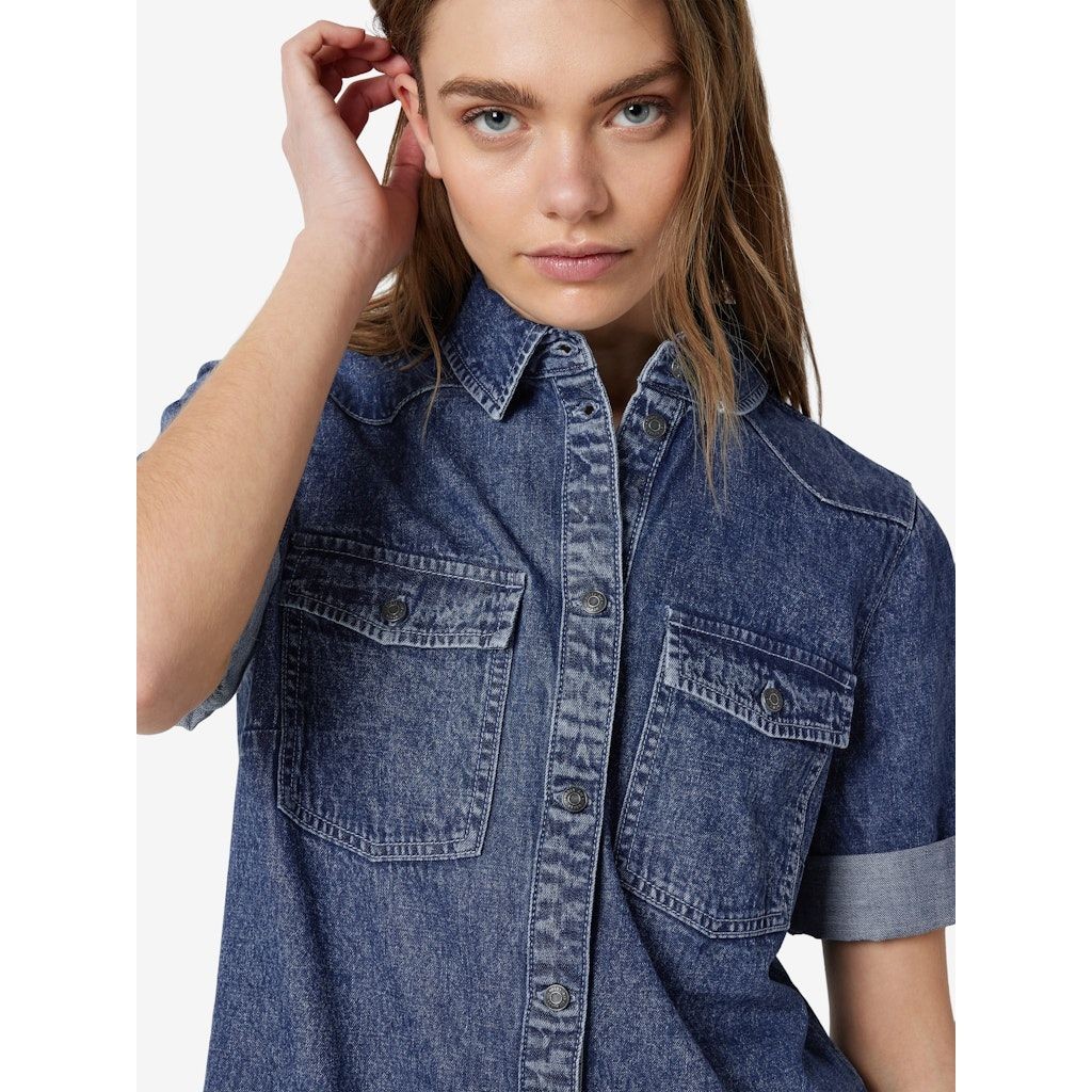 NOISY MAY Mini suknelė moterims, Mėlyna, Nmnew signmini dress 6