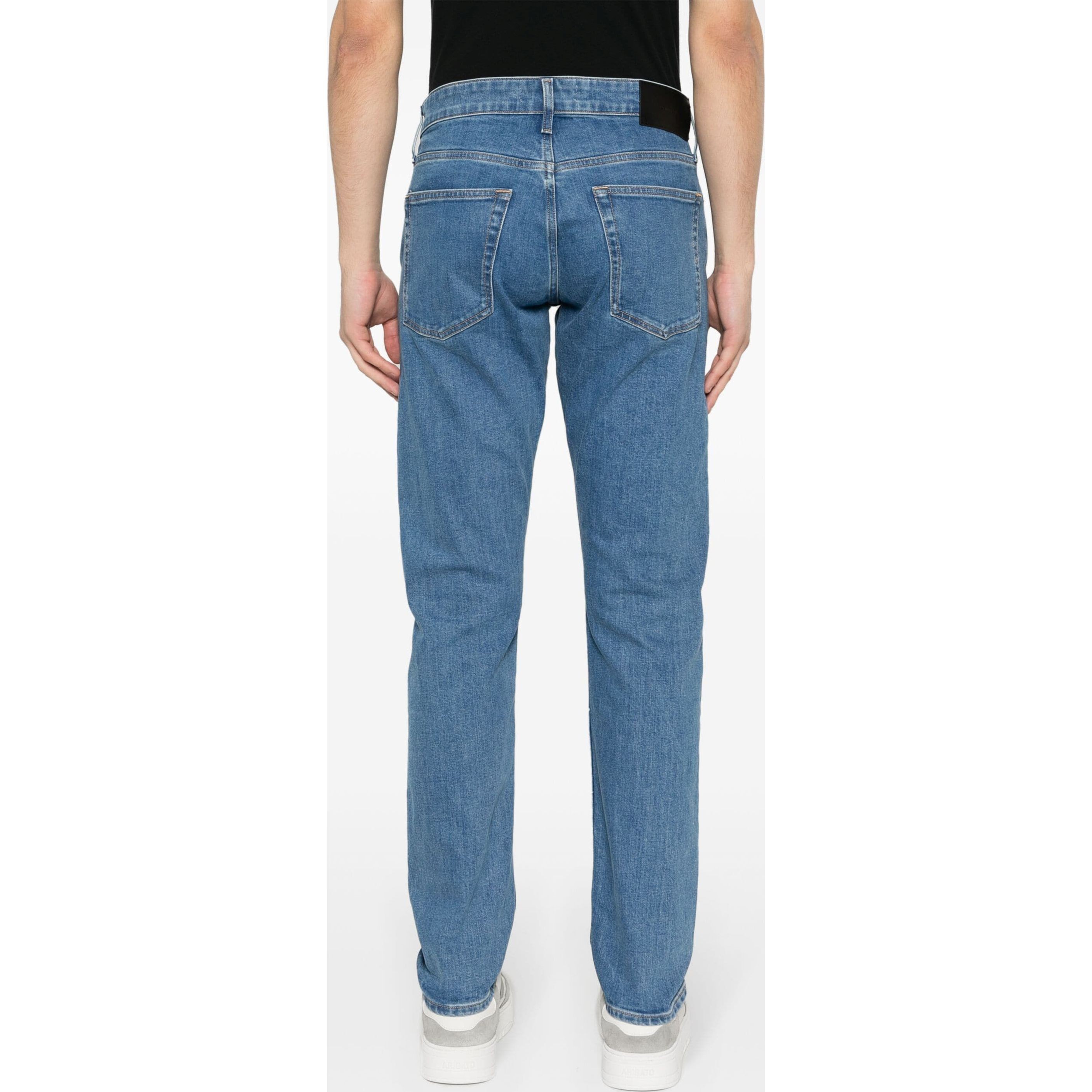 CALVIN KLEIN Slim džinsai vyrams, Mėlyna, Slim 3